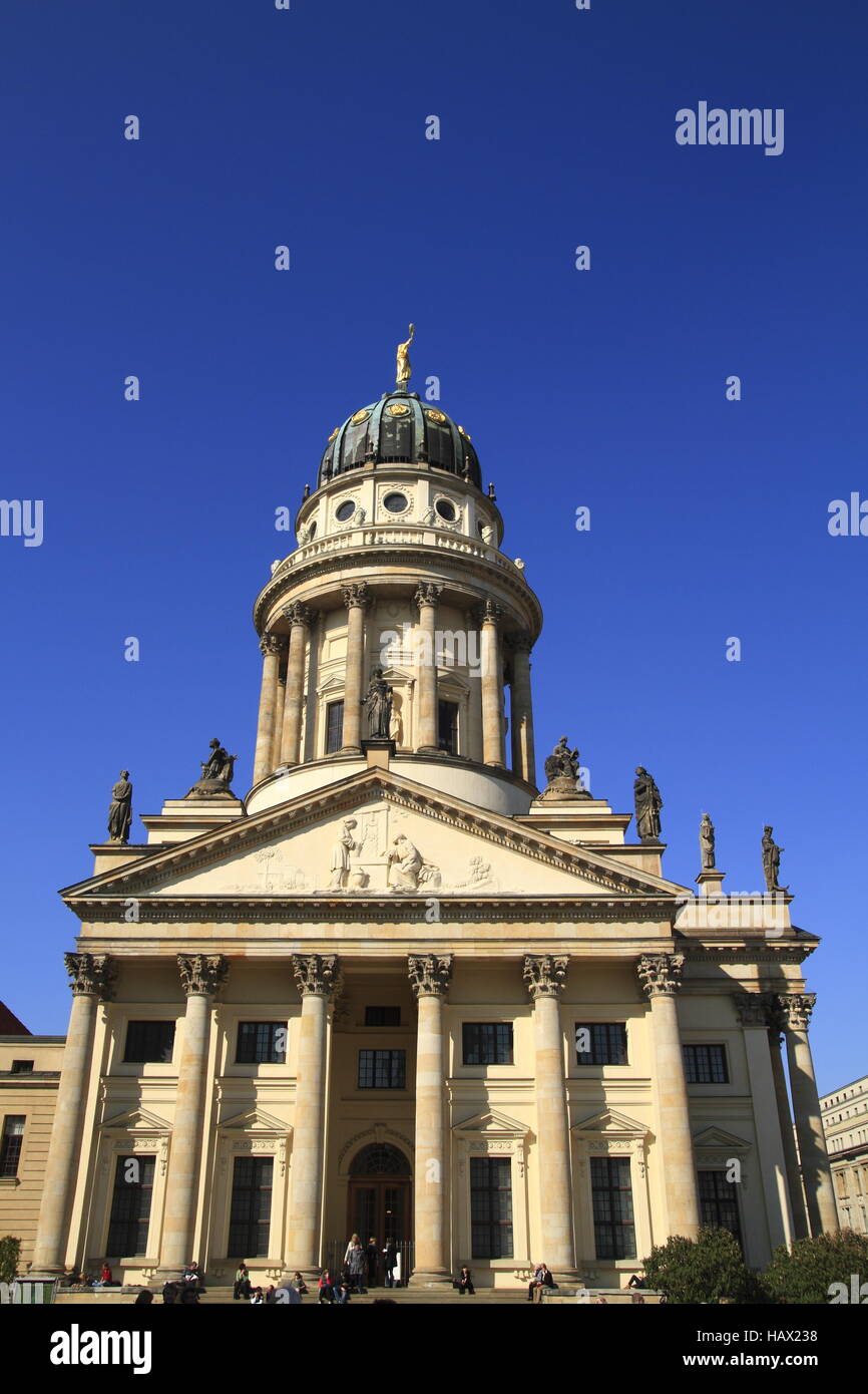 Sterben der französischen Friedrichstadtkirche Stockfoto