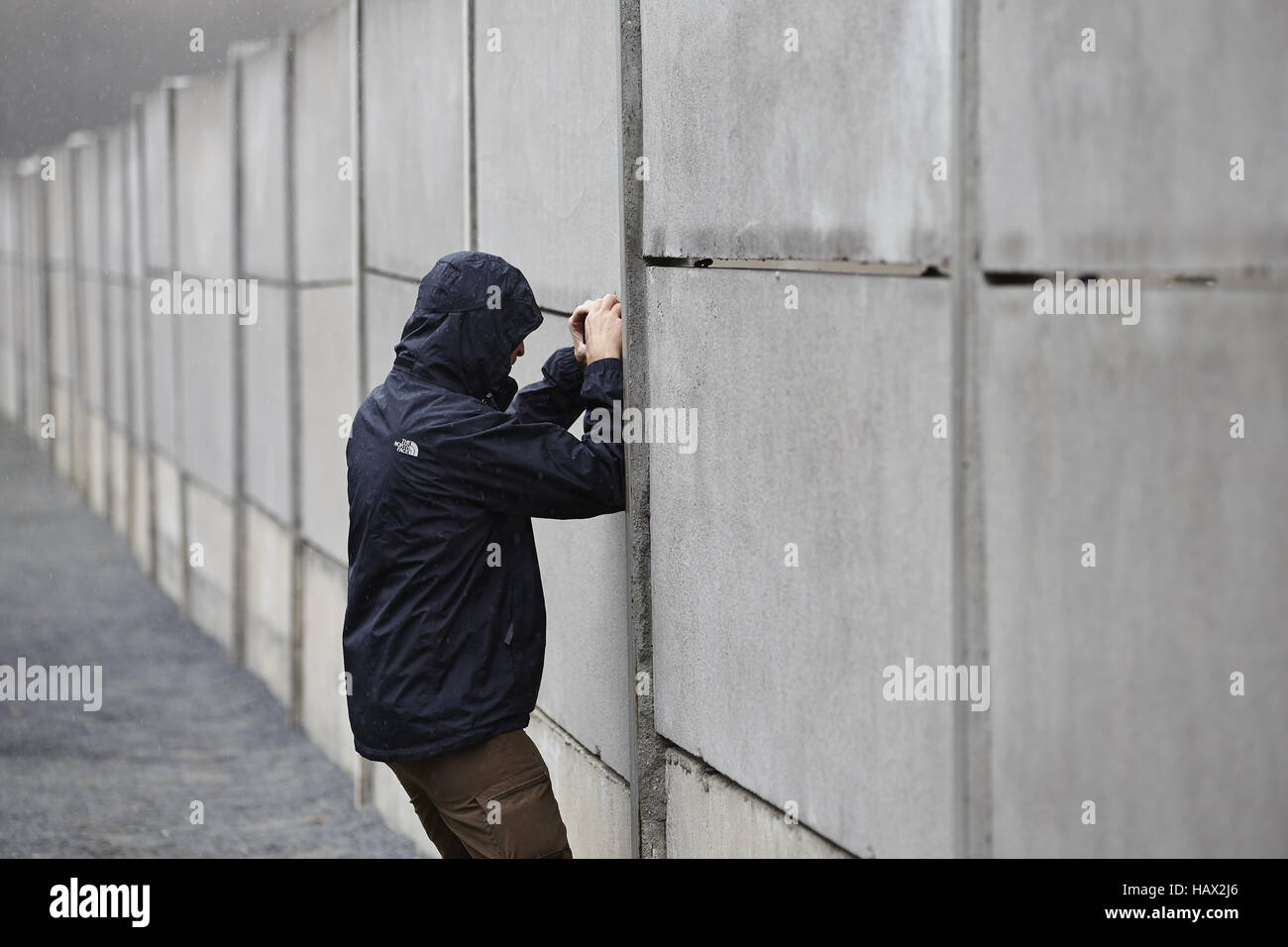 52. Jahrestag der Berliner Mauer Stockfoto