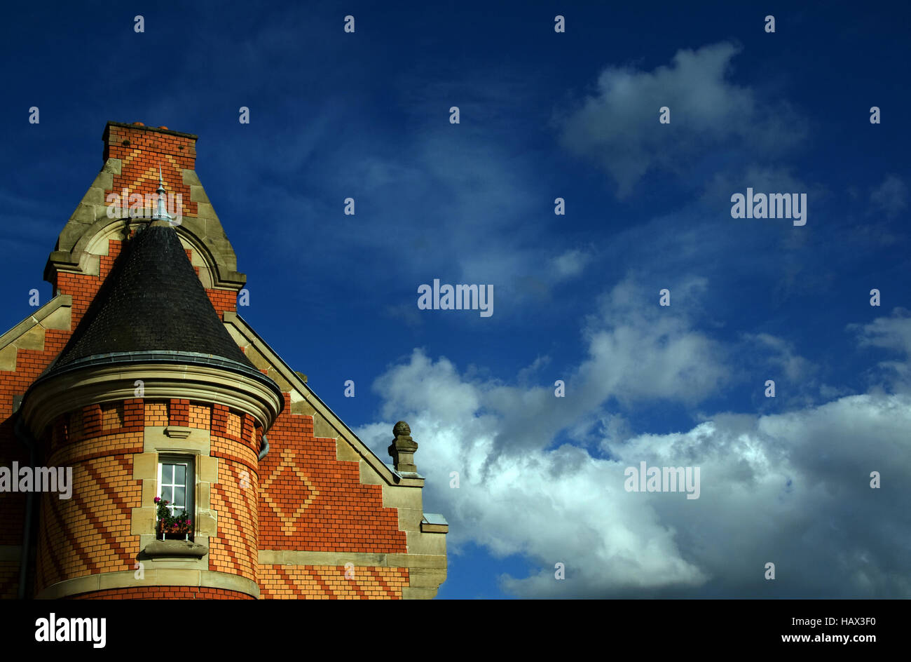French House, Rémelfing, Lothringen, Frankreich Stockfoto