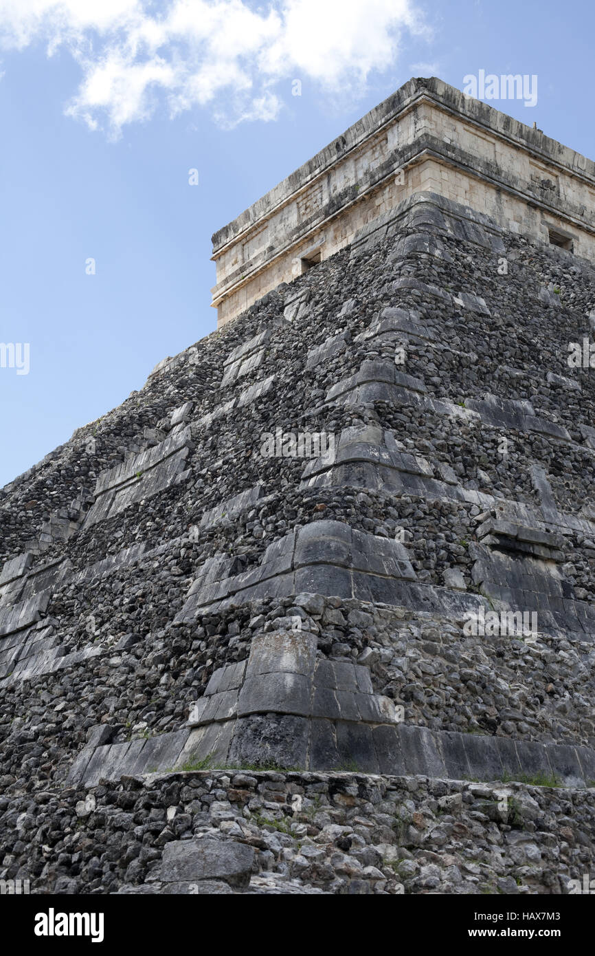 Die Pyramide des Kukulcán Stockfoto