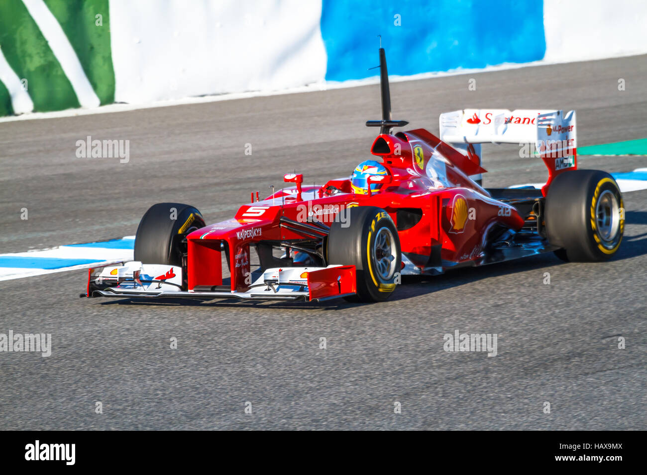 Scuderia Ferrari Formel 1, Fernando Alonso, 2012 Stockfoto