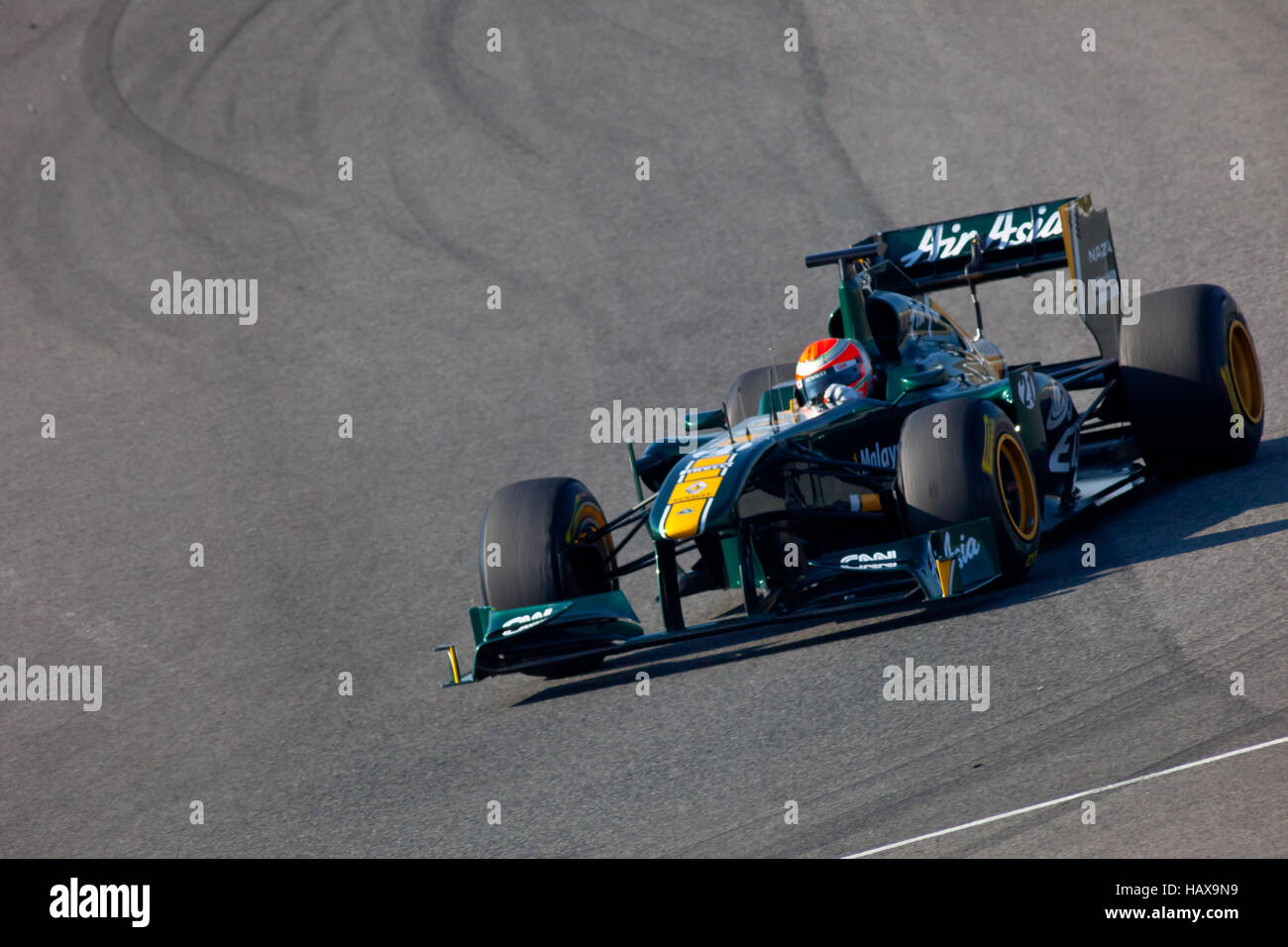 Team Lotus F1, Jarno Trulli, 2011 Stockfoto