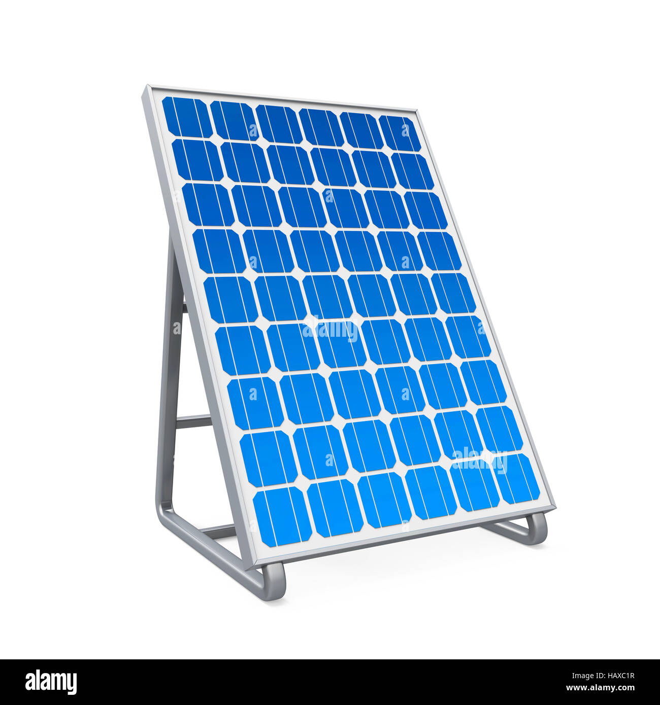 Solar Panel isoliert Stockfoto