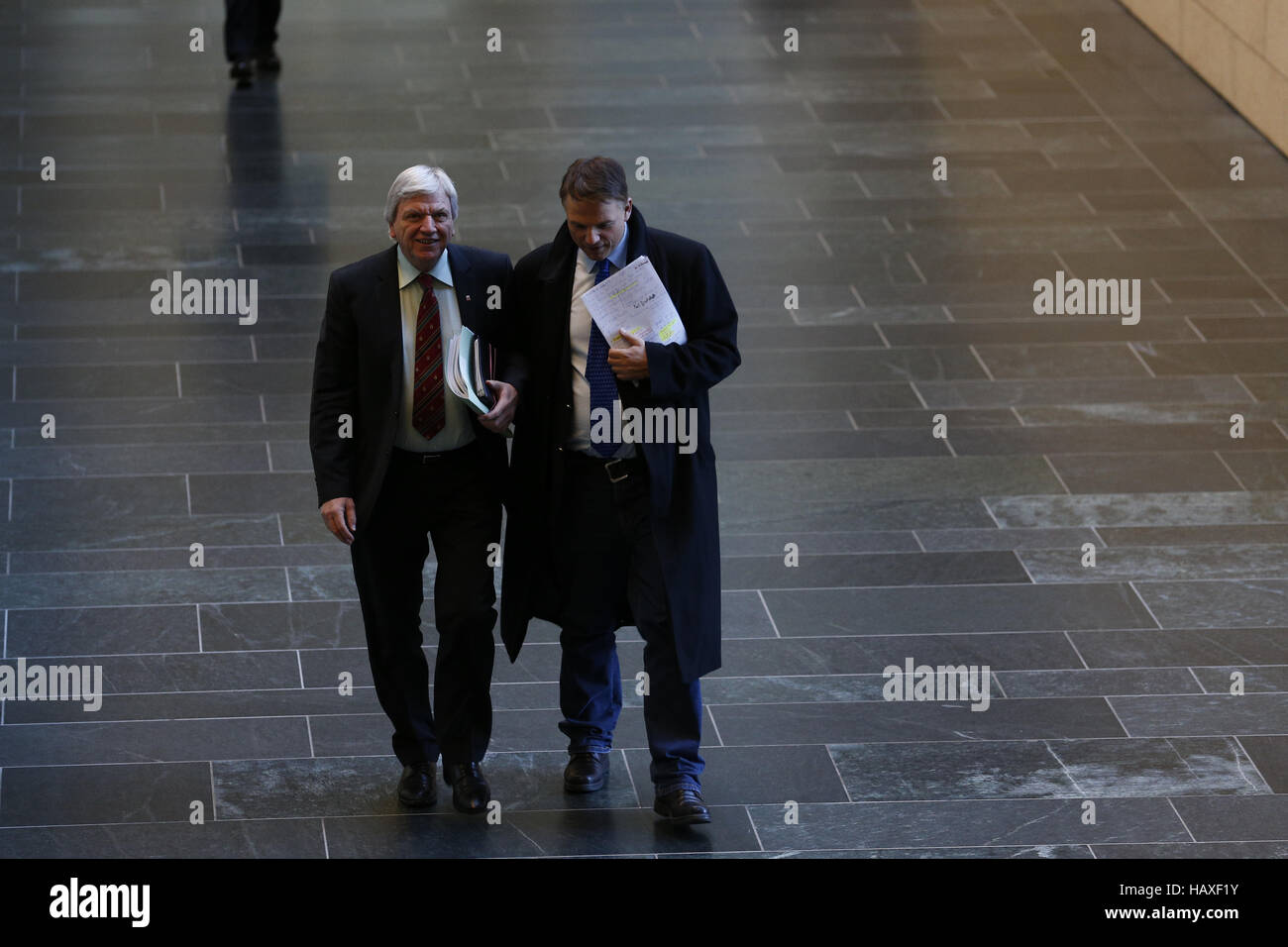 CSU / CDU und SPD - zweite Runde Stockfoto