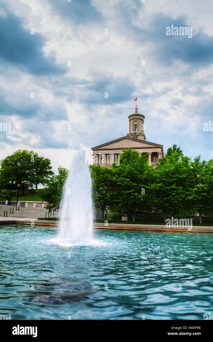 Tennessee State Capitol building in Nashville Stockfoto