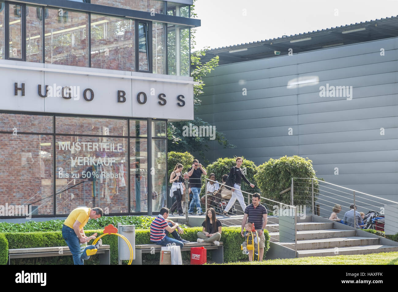 Hugo Boss, Sample Sale outlet Stockfotografie - Alamy