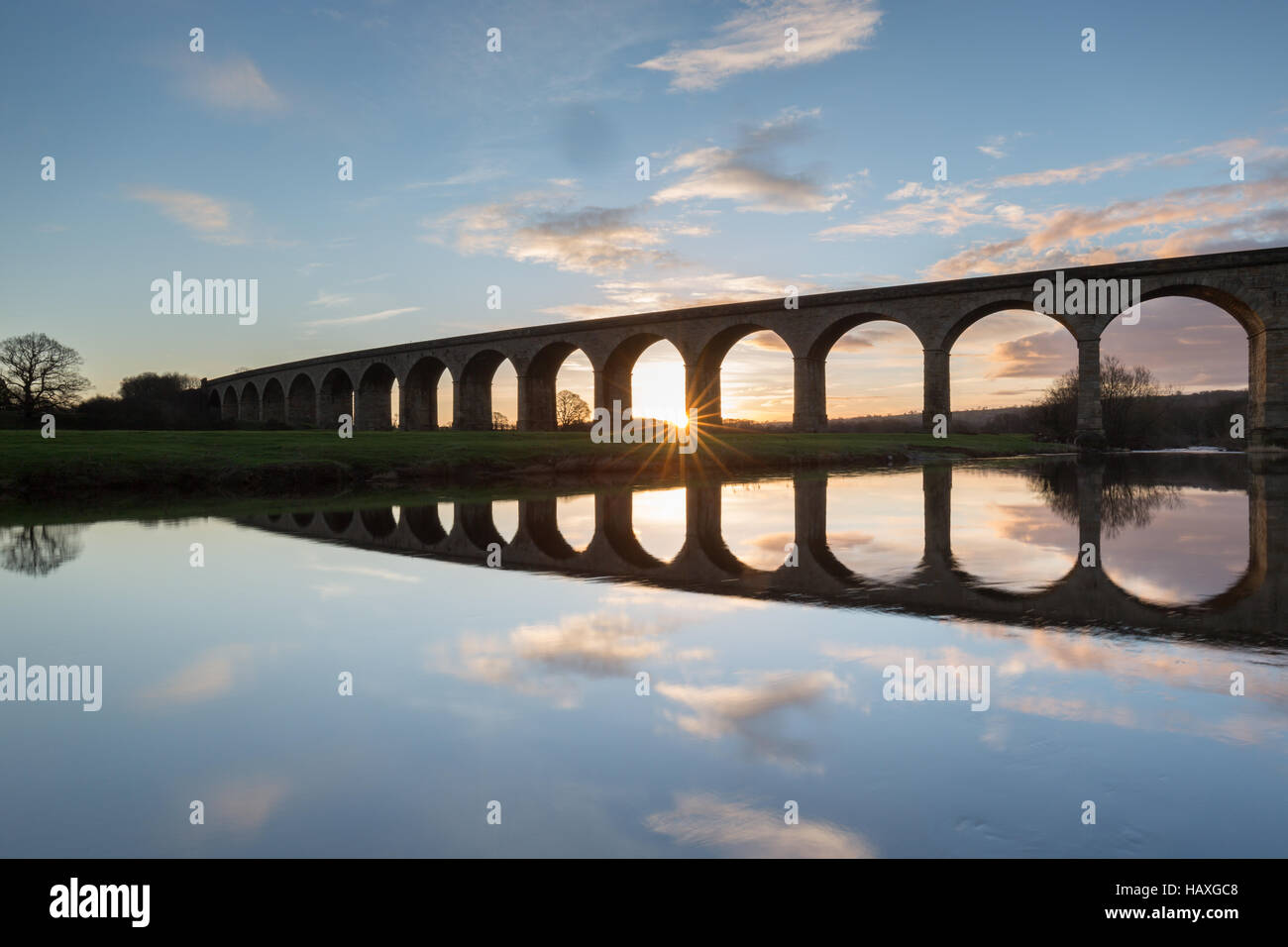 Arthington Viadukt Stockfoto