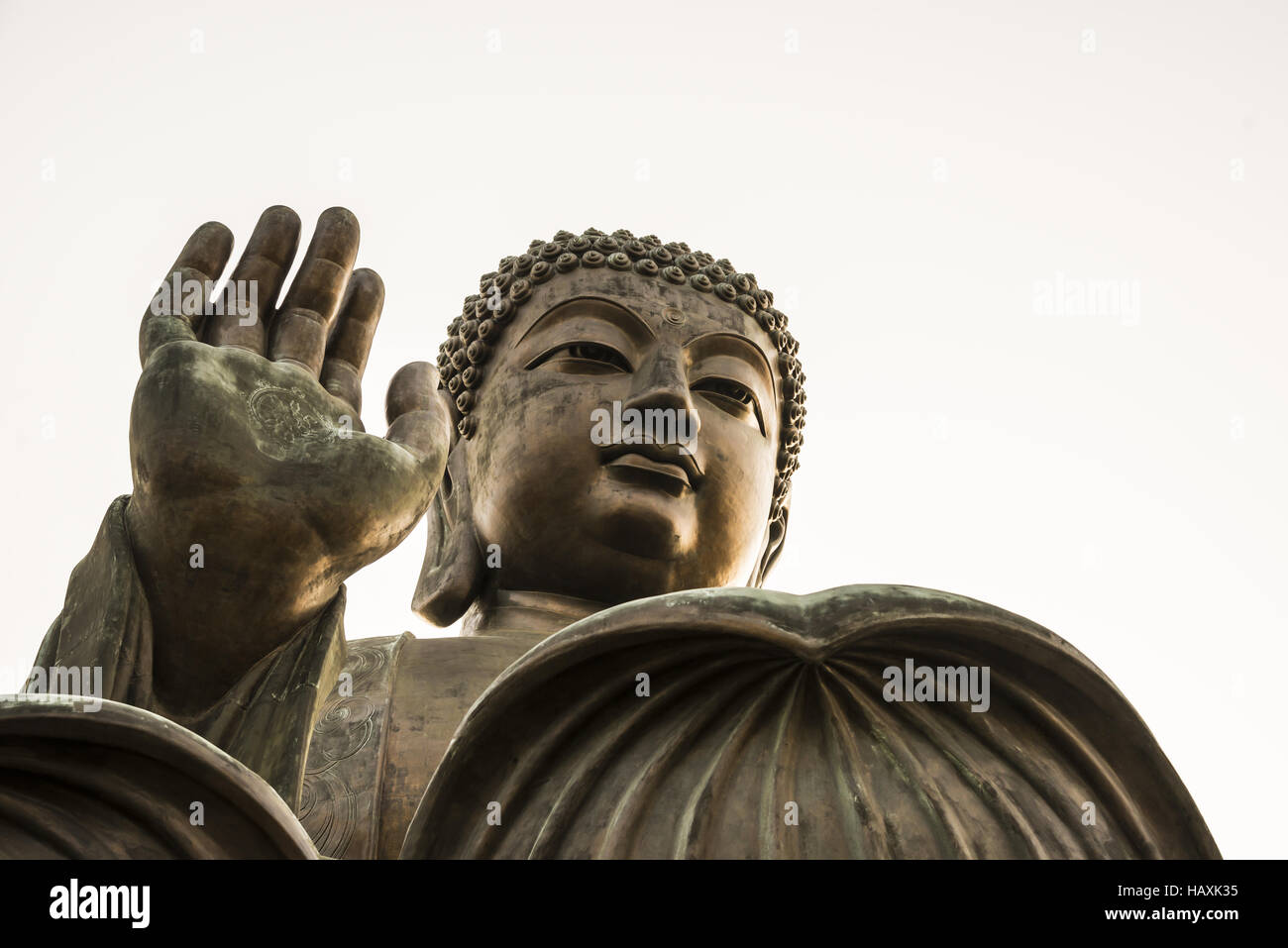 Tian Tan Buddha-statue Stockfoto