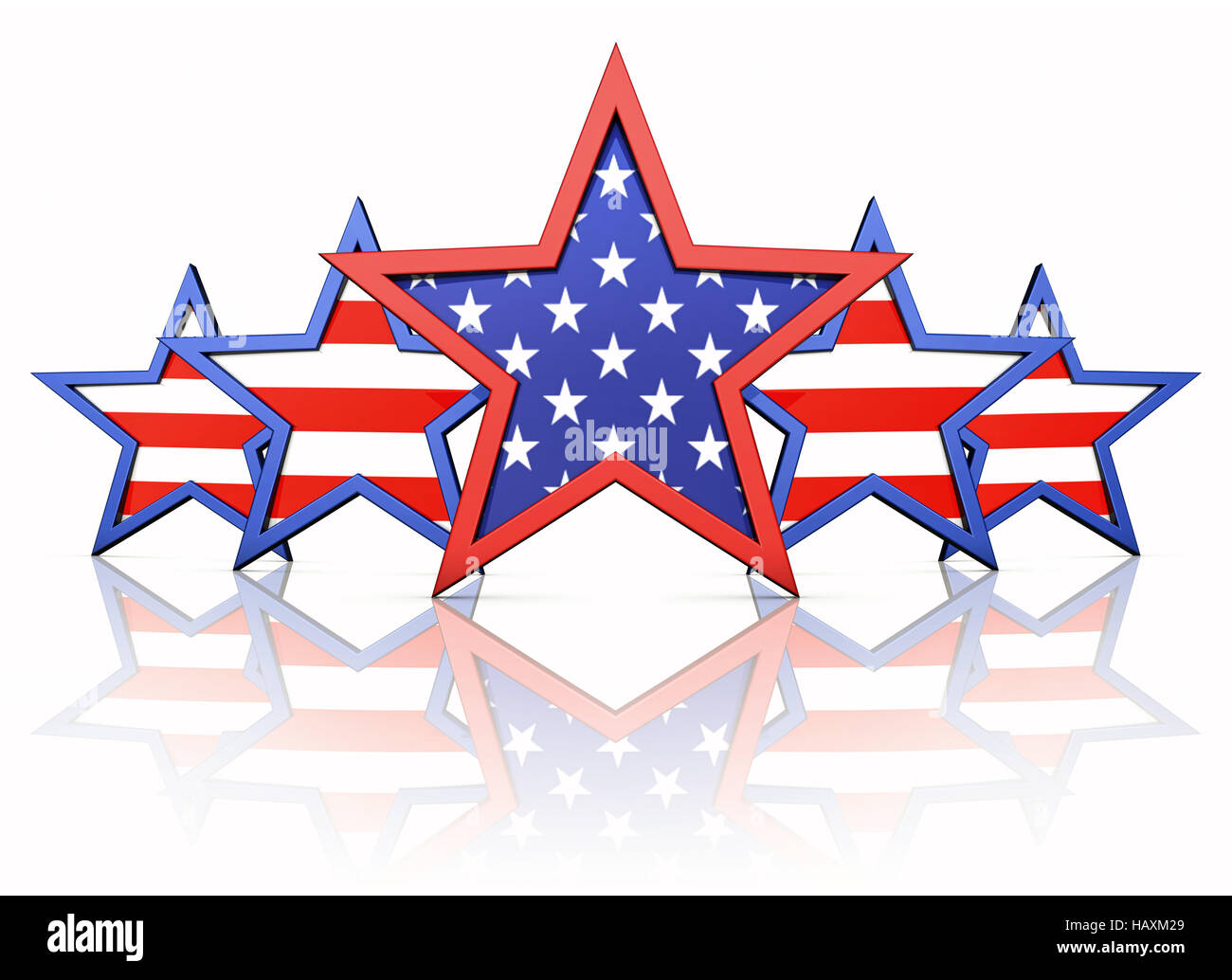USA-Sterne Stockfoto
