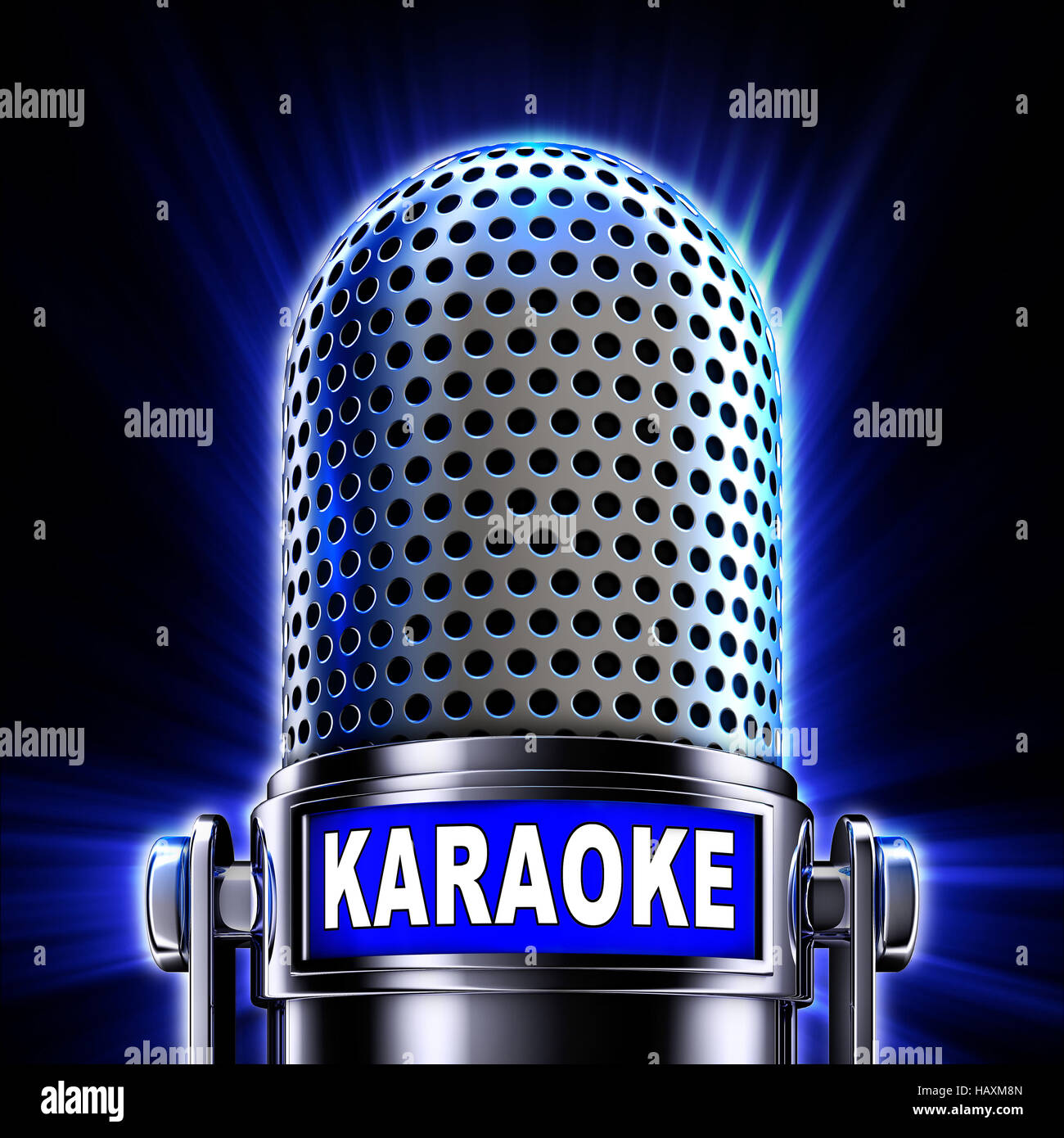 Karaoke Stockfoto