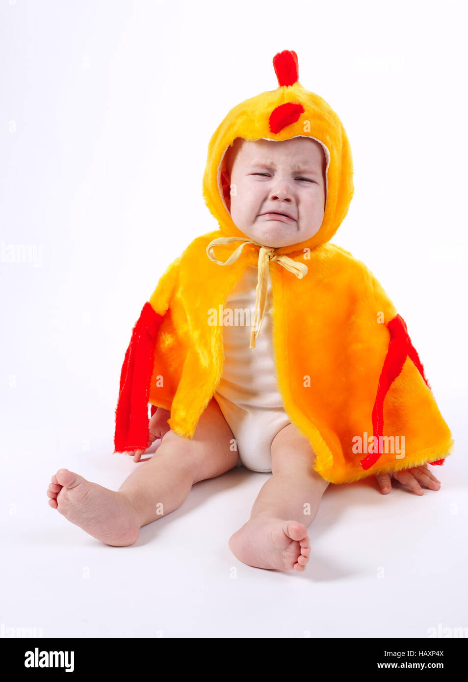 Kleine Lustige Junge Huhn Kostum Stockfotografie Alamy