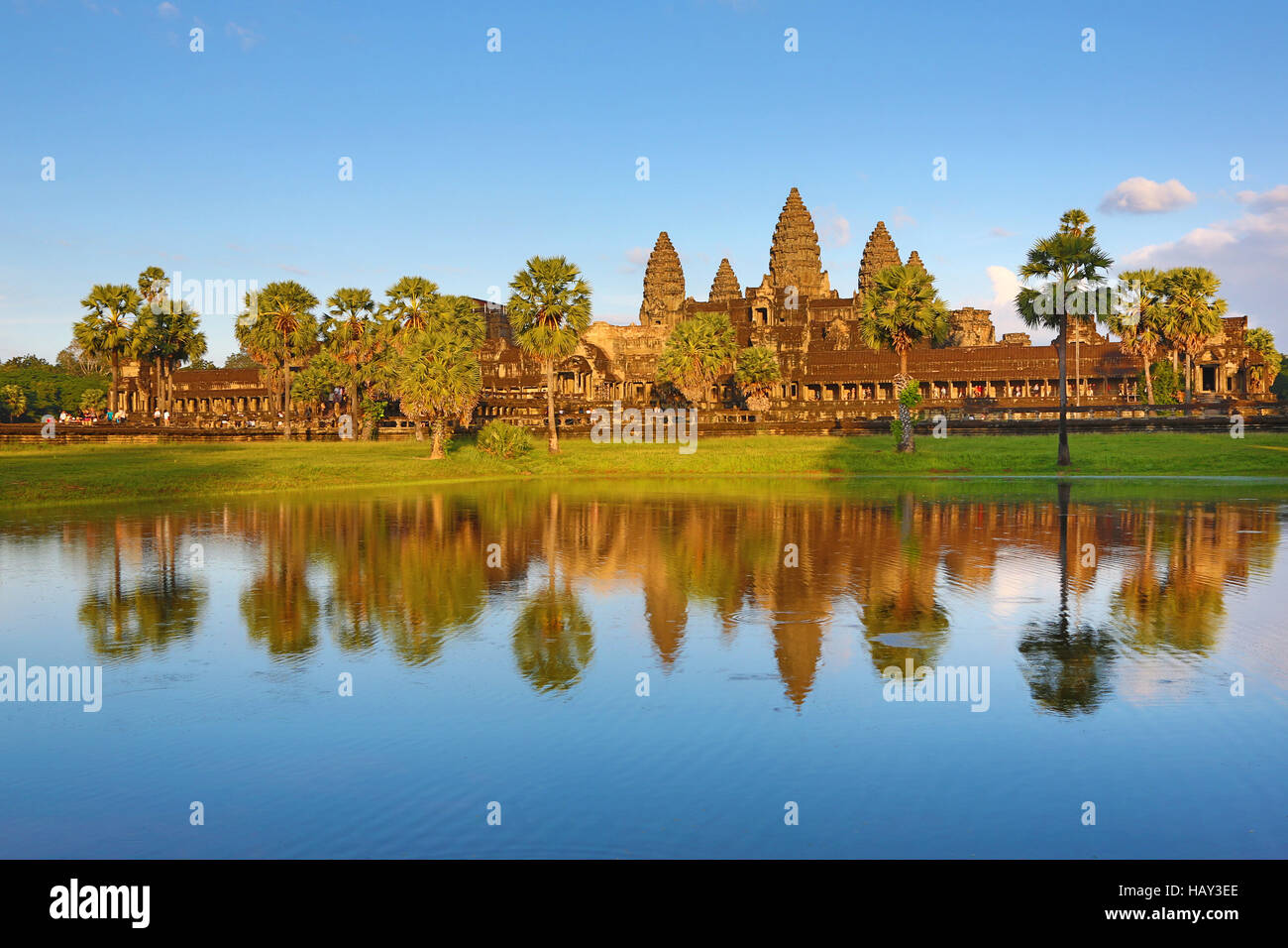 Tempel von Angkor Wat in Siem Reap, Kambodscha Stockfoto