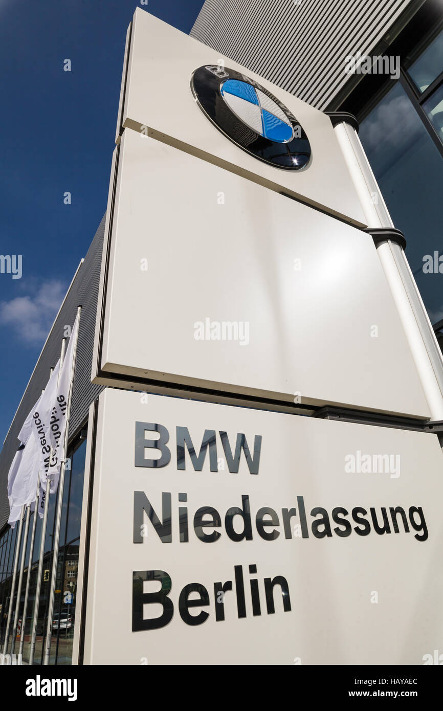 Neue BMW Niederlassung Berlin Stockfoto