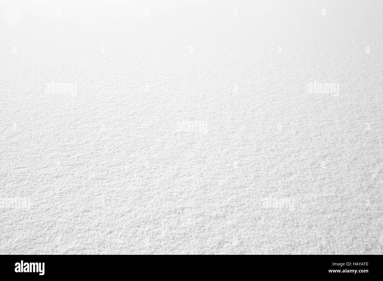 Schnee Textur mit Perspektive oder winter weißen Hintergrund Stockfoto