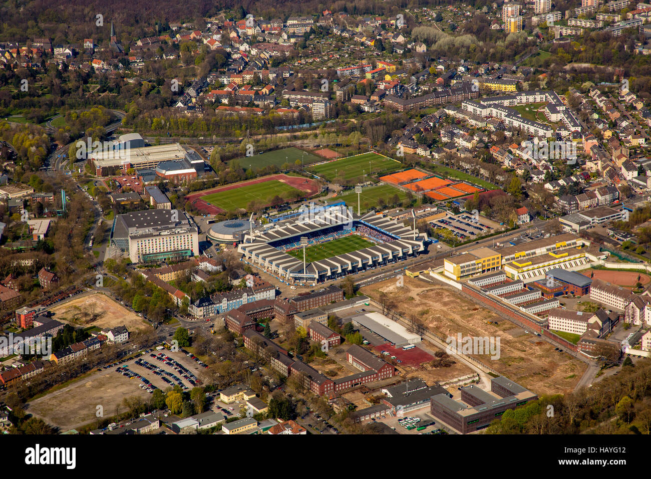 Fußball Stadion Vfl Bochum Stockfoto