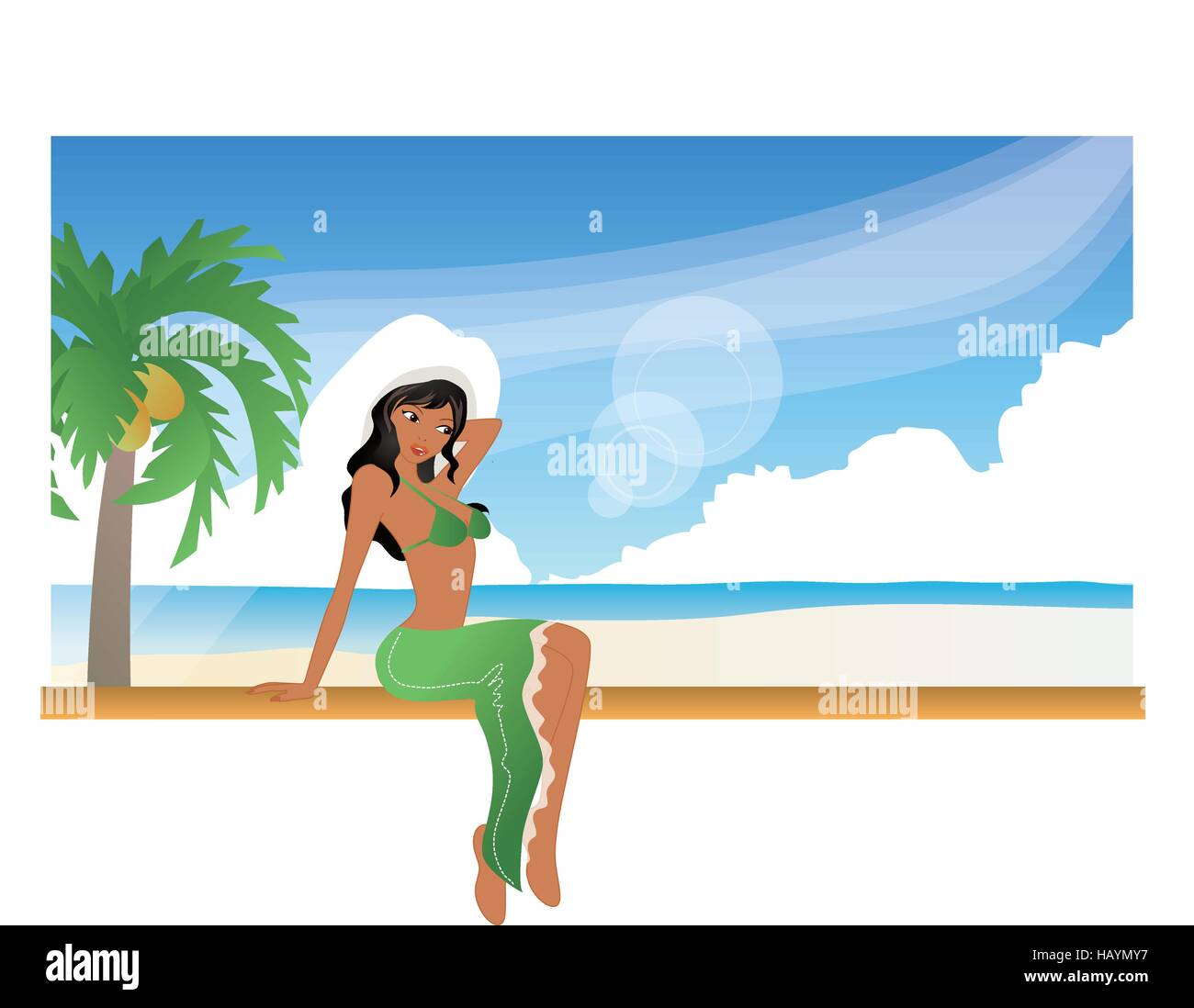 Illustration und Malerei Malerei Stock Vektor