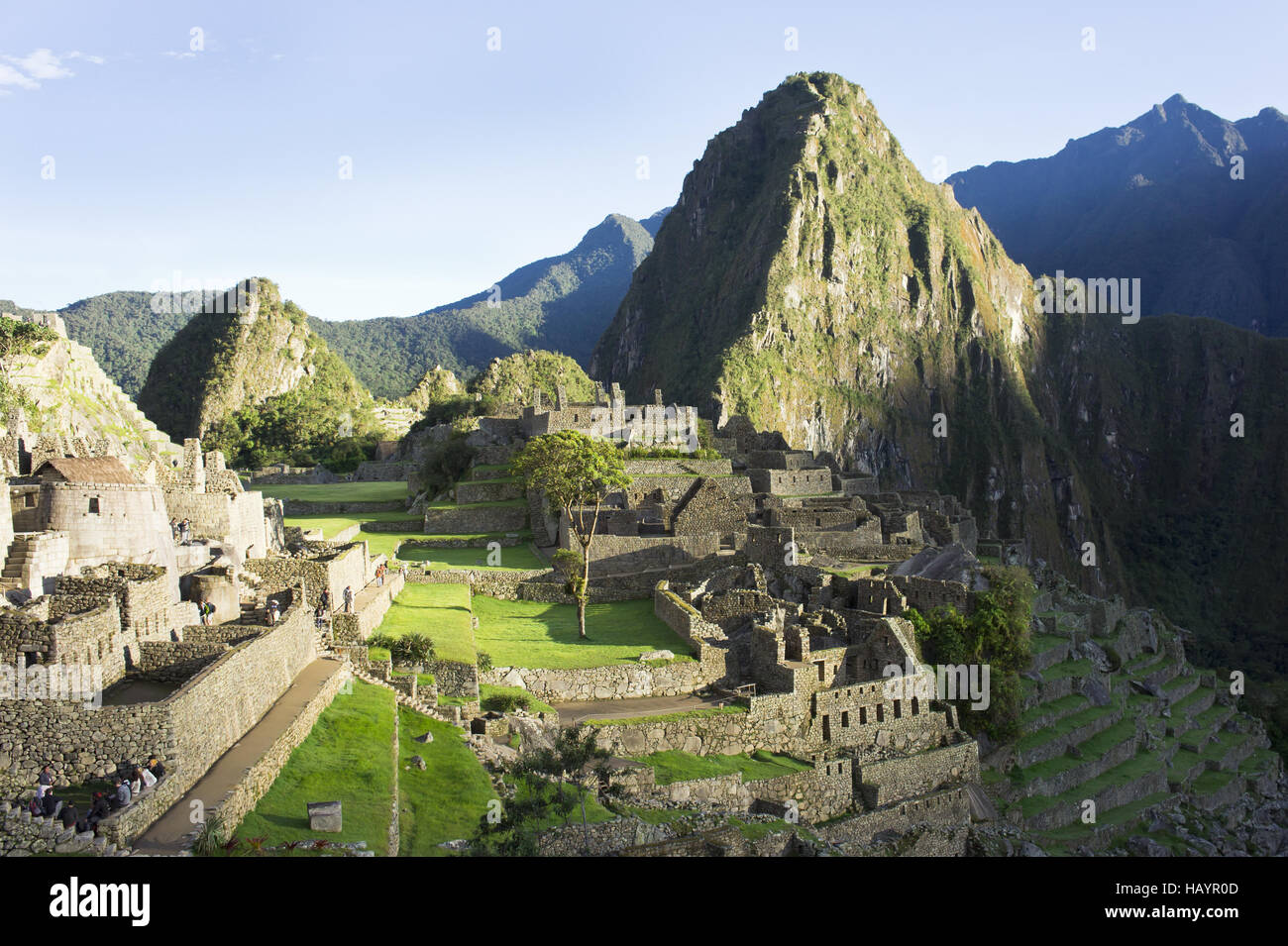 Peru, Machu Picchu, Sunrise Stockfoto