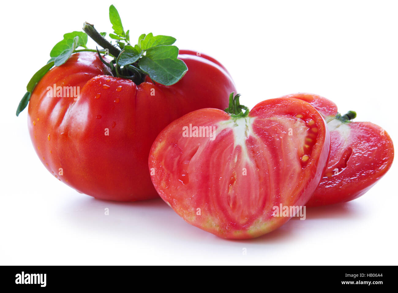 Frische Tomaten. Stockfoto