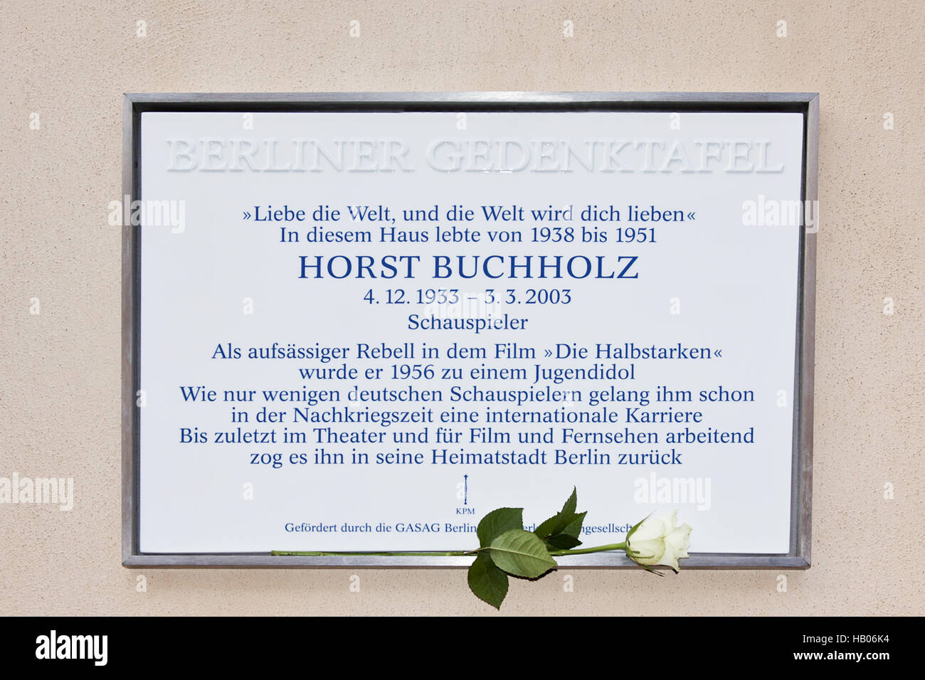 Horst Werner Buchholz Stockfotos und -bilder Kaufen - Alamy