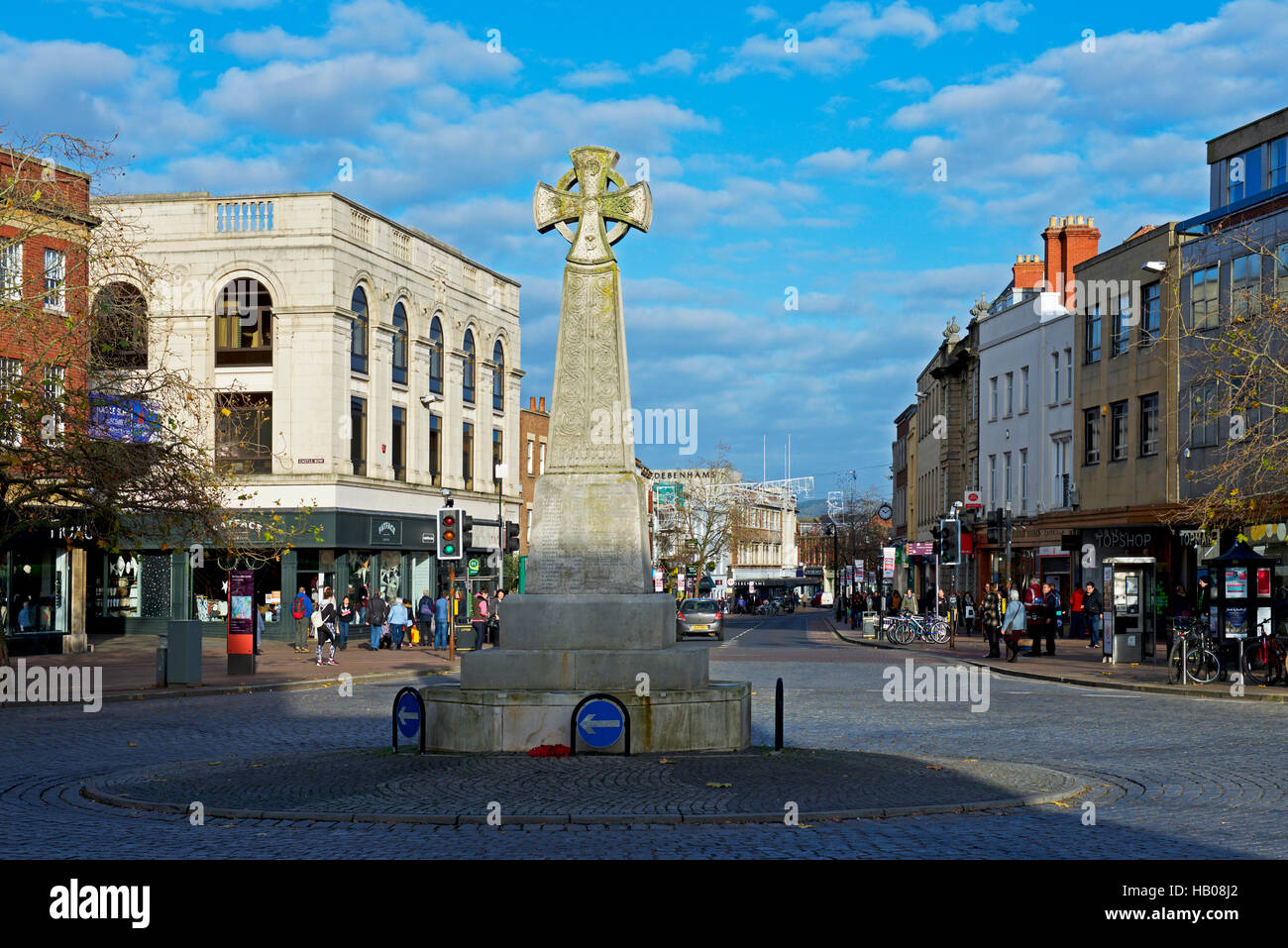 Stadtzentrum von Taunton, Somerset, England UK Stockfoto