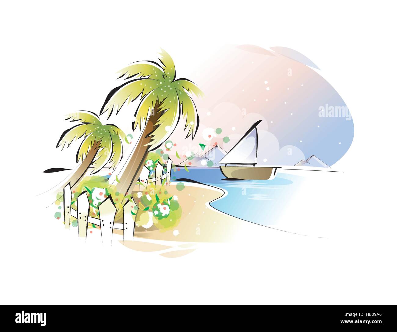 Illustration und Malerei Malerei Stock Vektor