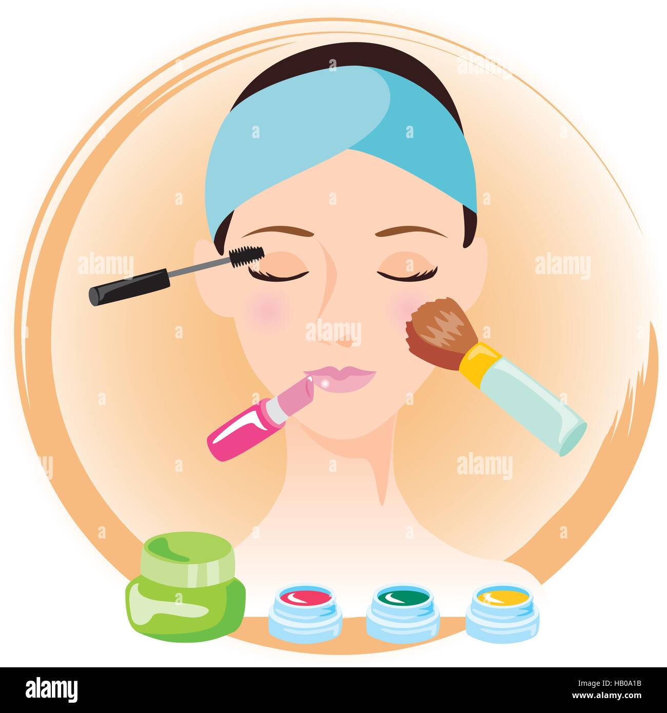 Illustration und Malerei Malerei Stock Vektor