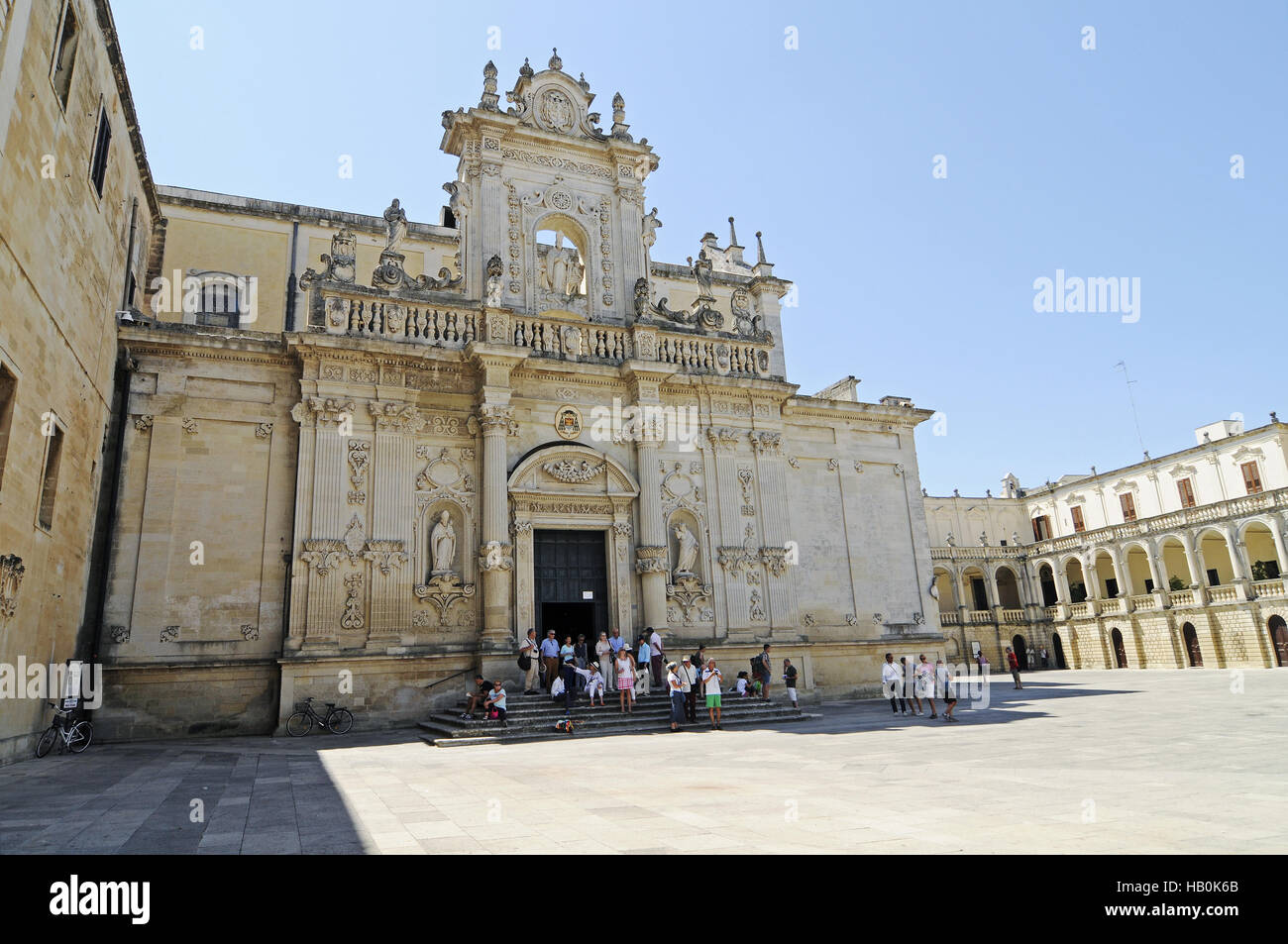Domplatz, Domplatz, Lecce, Italien Stockfoto