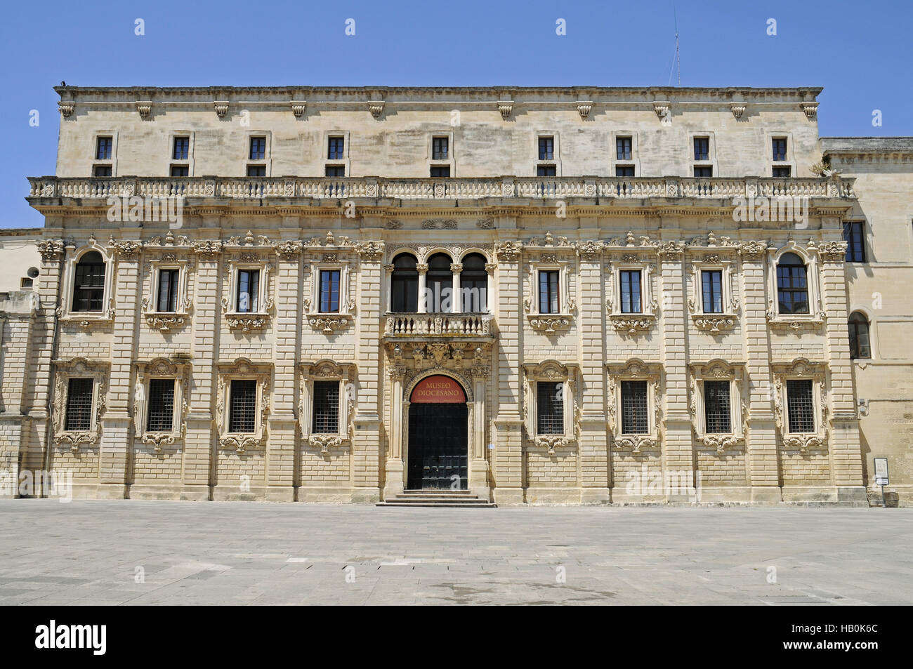 Diozesan Museum, Domplatz, Lecce, Italien Stockfoto