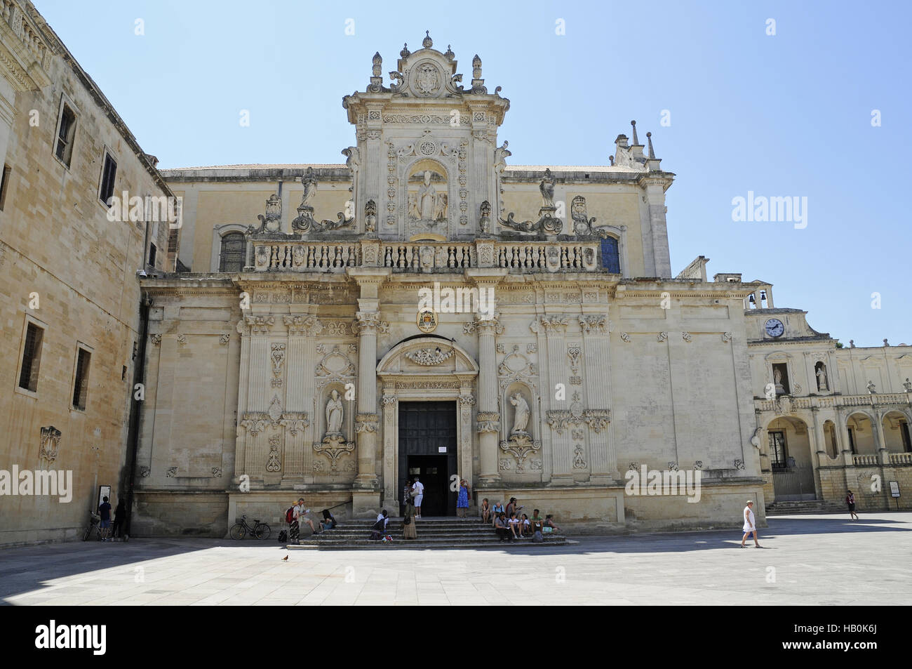 Domplatz, Domplatz, Lecce, Italien Stockfoto