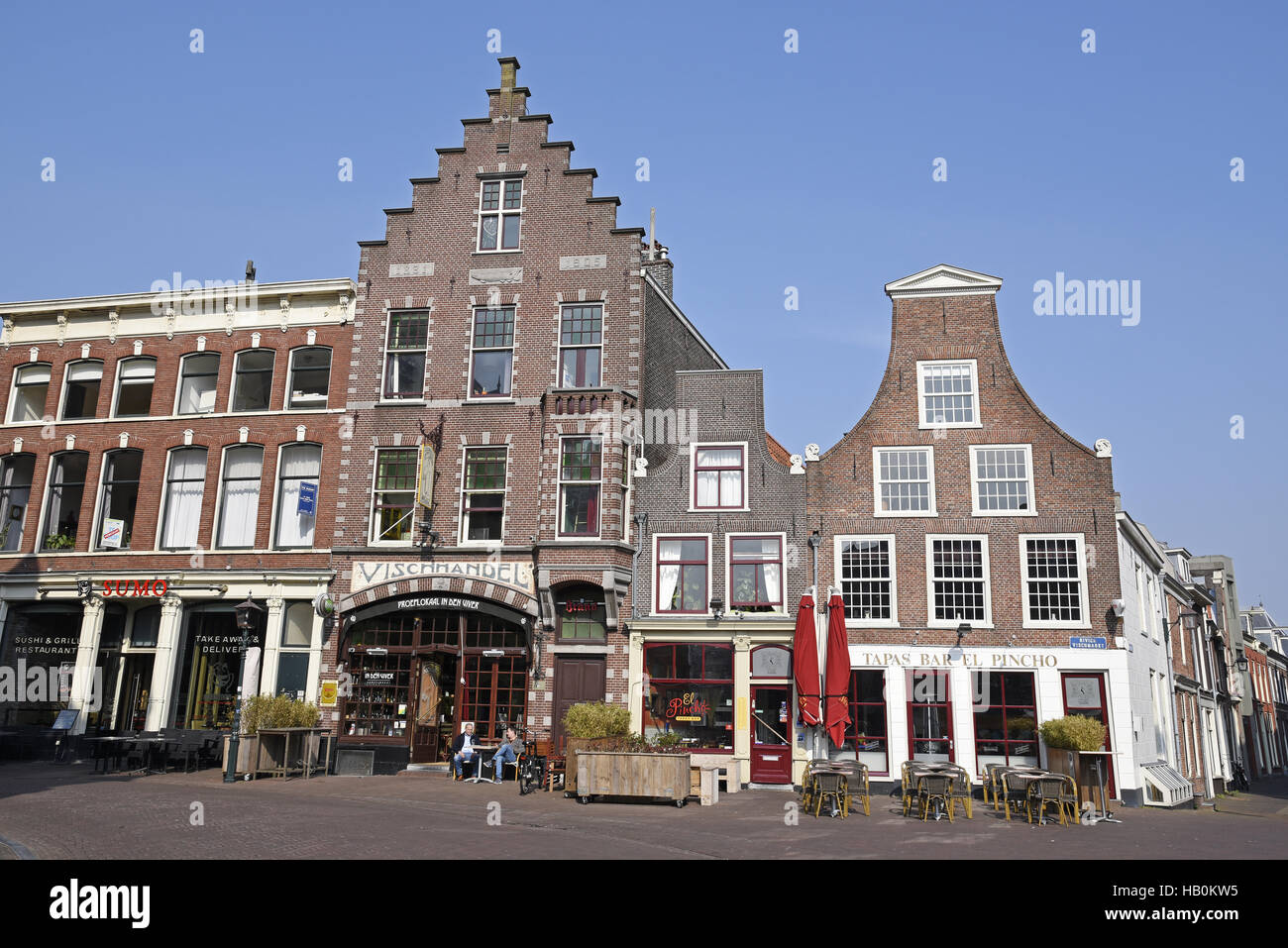 Vischmarkt, quadratisch, Haarlem, Niederlande Stockfoto