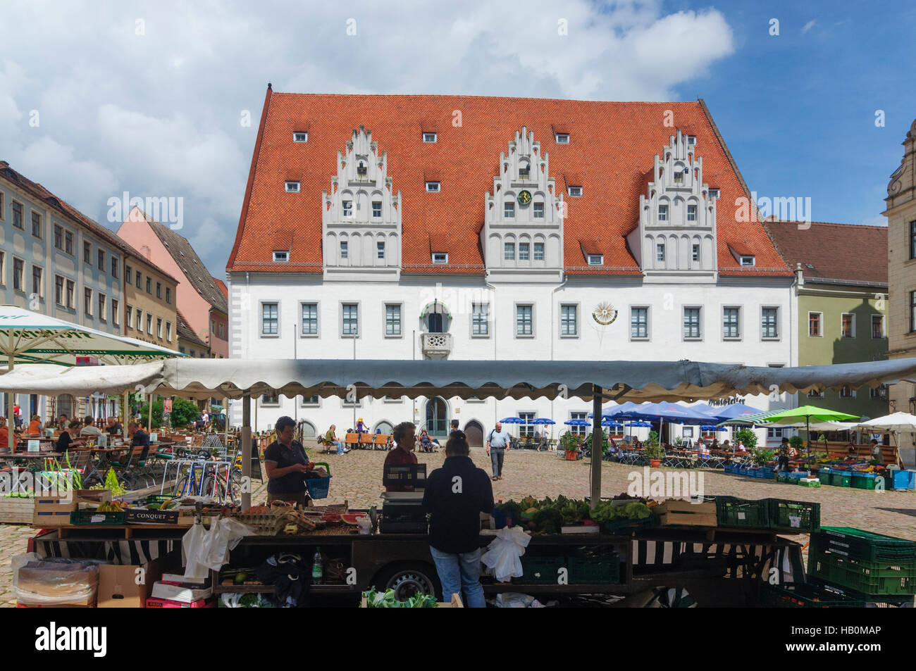 Markt altstadt meissen germany Fotos und Bildmaterial in hoher