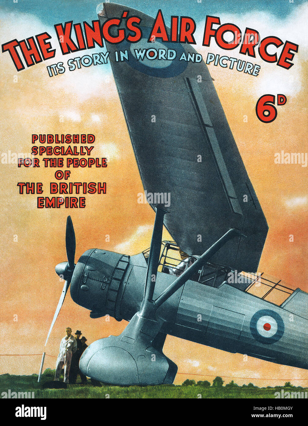 Titelseite der 1939 Veröffentlichung des Königs Luftwaffe Stockfoto