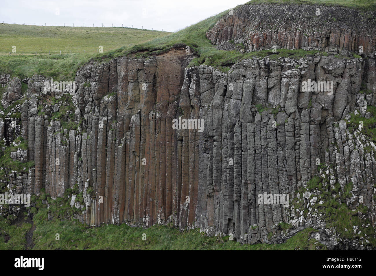 Basalt Säulen von Giant es Causeway, Ulster GB Stockfoto