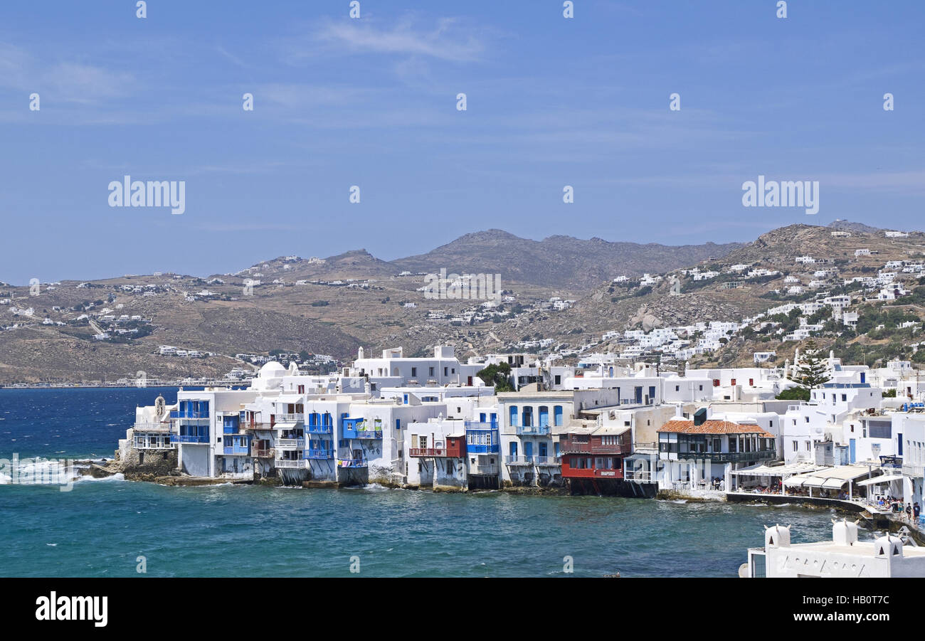 Klein-Venedig, Mykonos Stockfoto