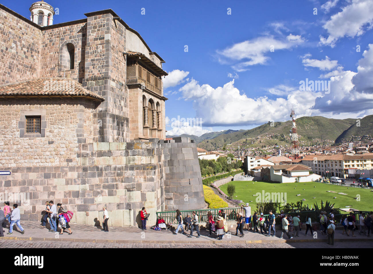 Peru, Cuzco, Qurikancha Stockfoto