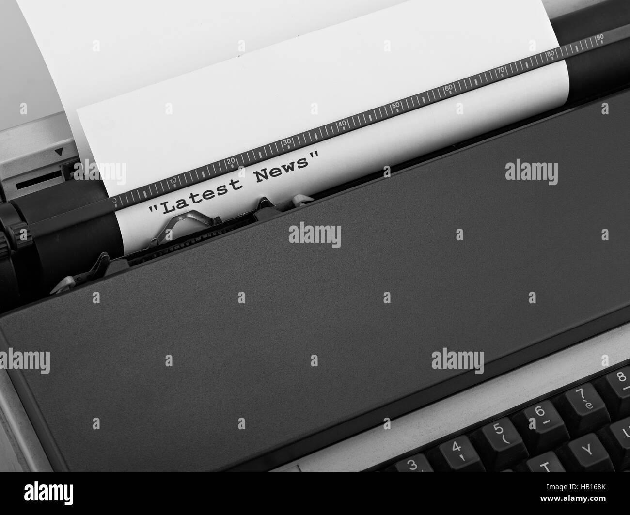 Schreibmaschine, Konzept der Online-News, "Neuigkeiten" Stockfoto