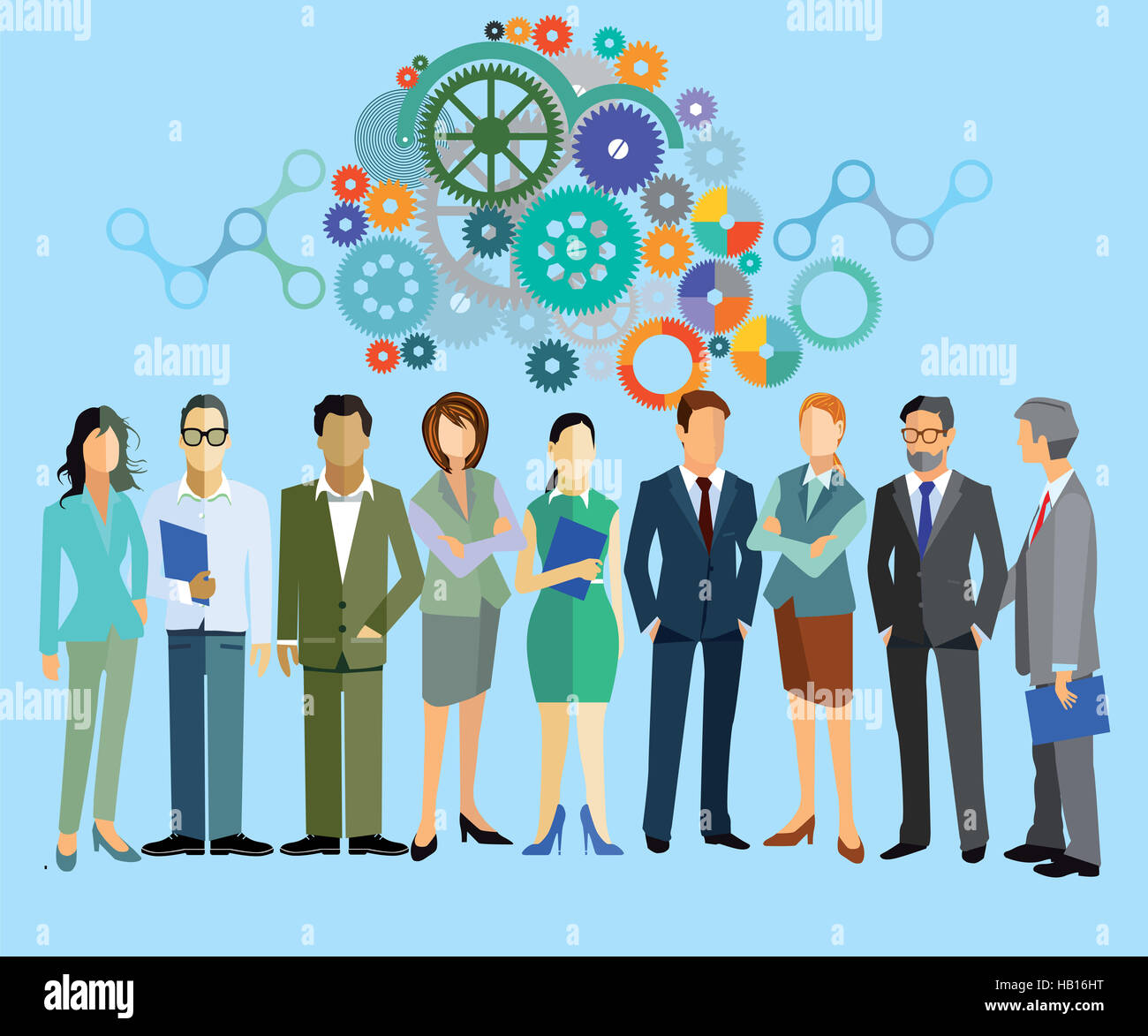 Team-Arbeit Stockfoto