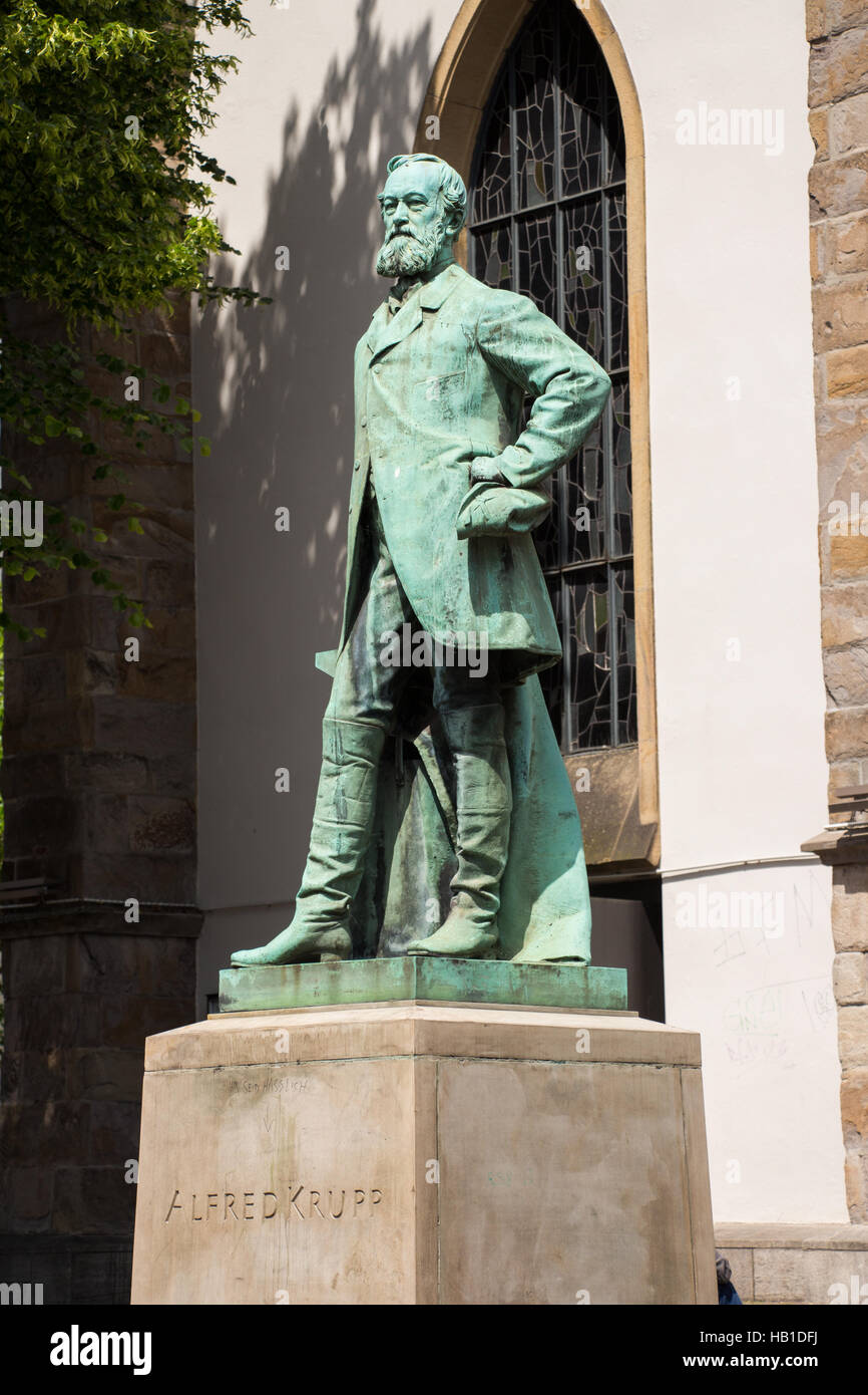 Alfred Krupp Denkmal Stockfoto