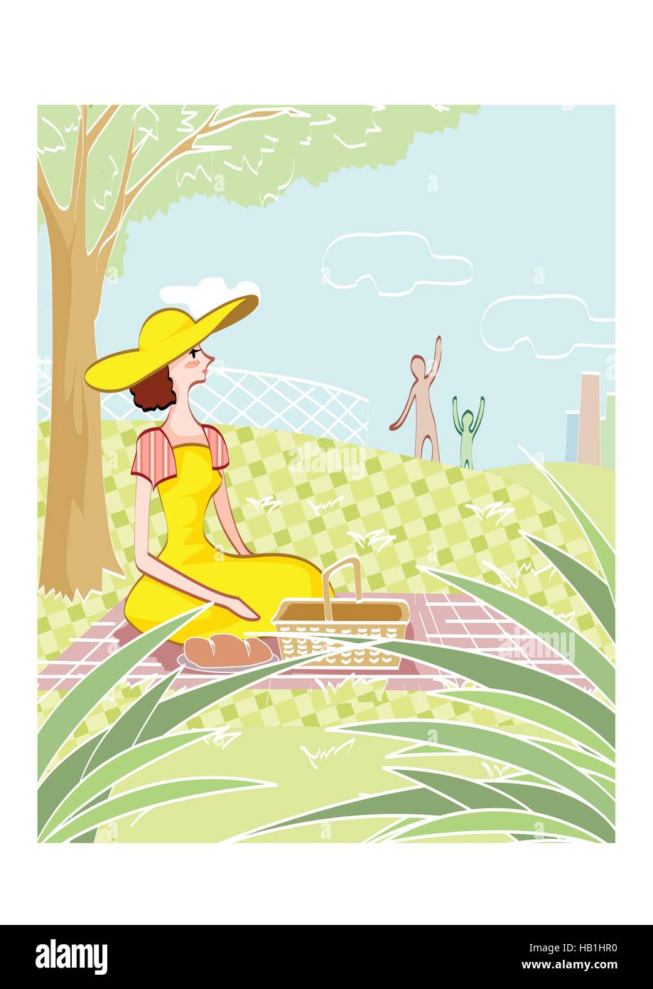 Business Illustration Malerei Stock Vektor