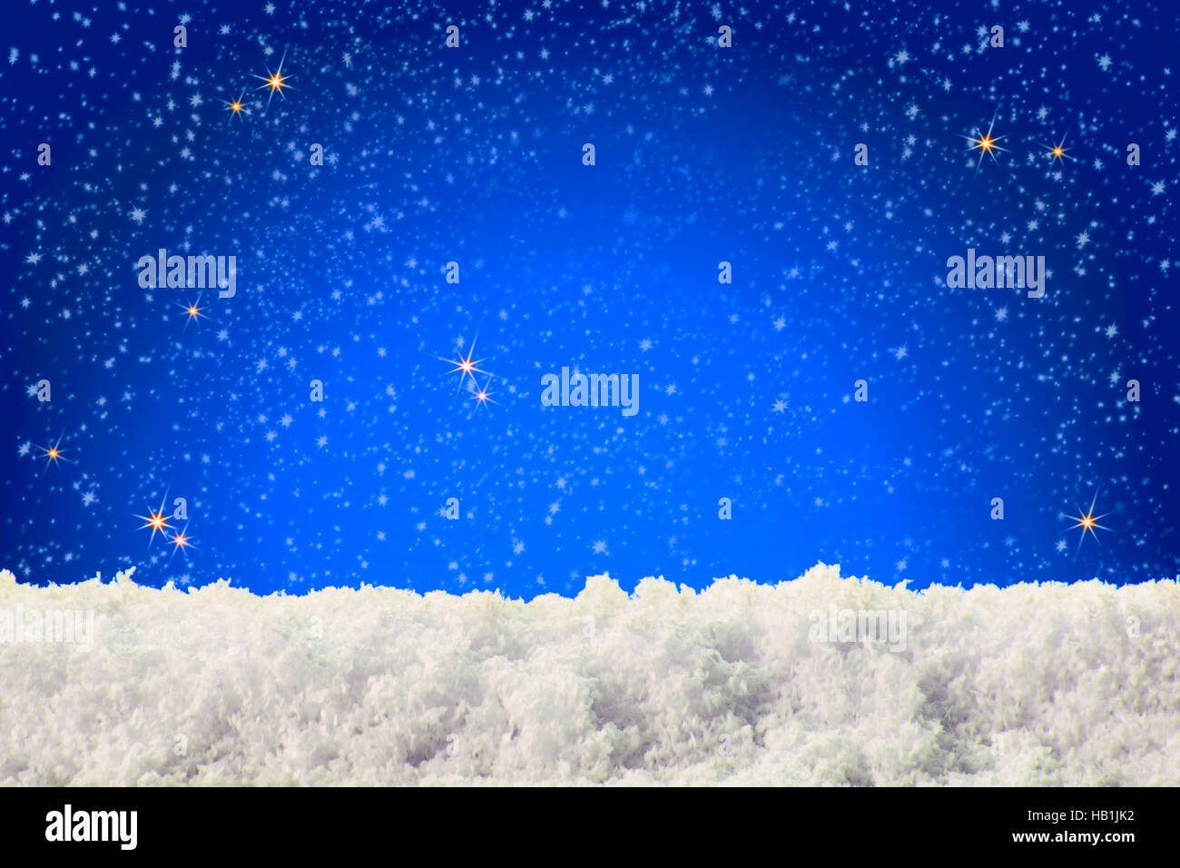 Blaue Weihnachten Hintergrund. Stockfoto