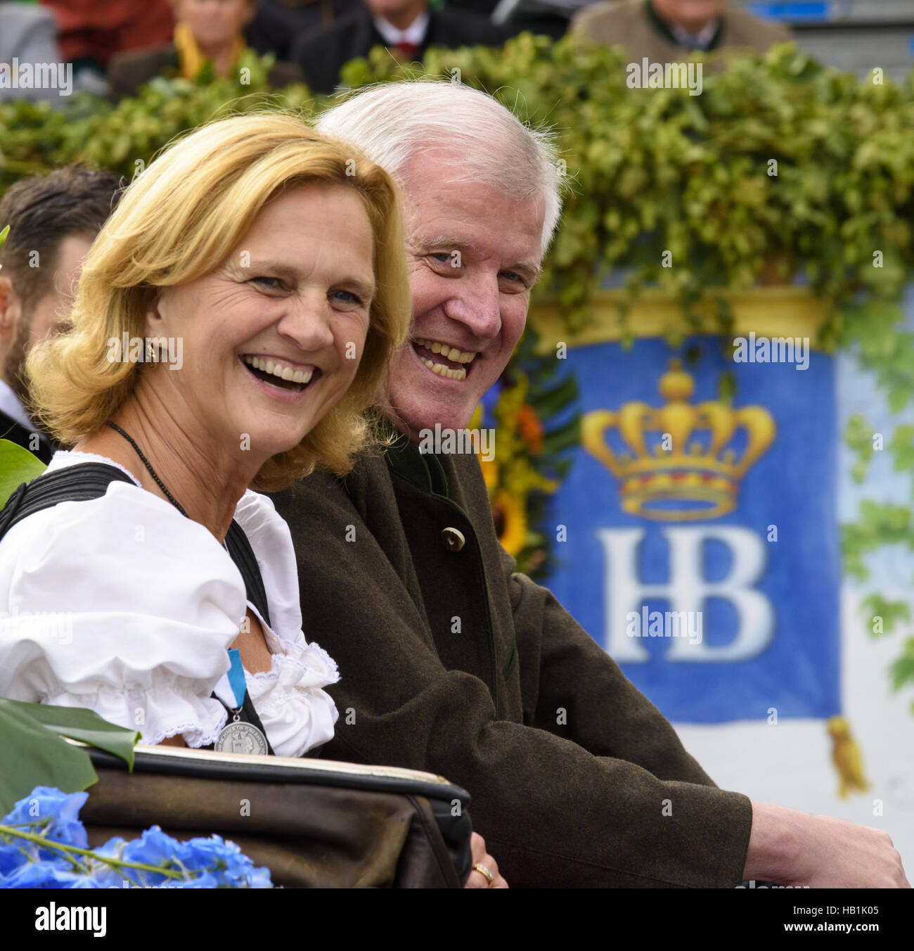 Eröffnungsumzug Oktoberfest in München Stockfoto