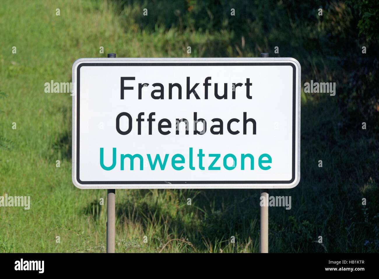 Umweltzone Stockfoto