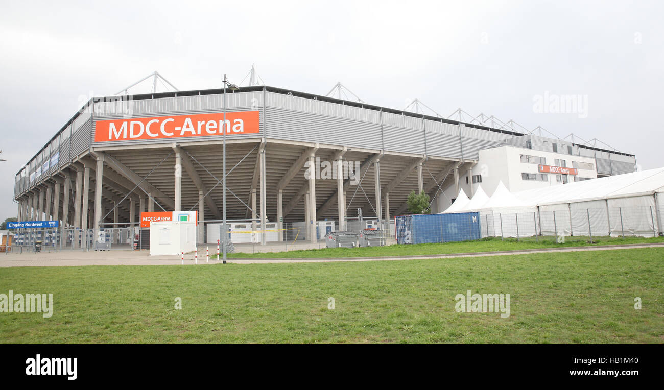 Impressionen aus Magdeburg-MDCC-Arena Stockfoto