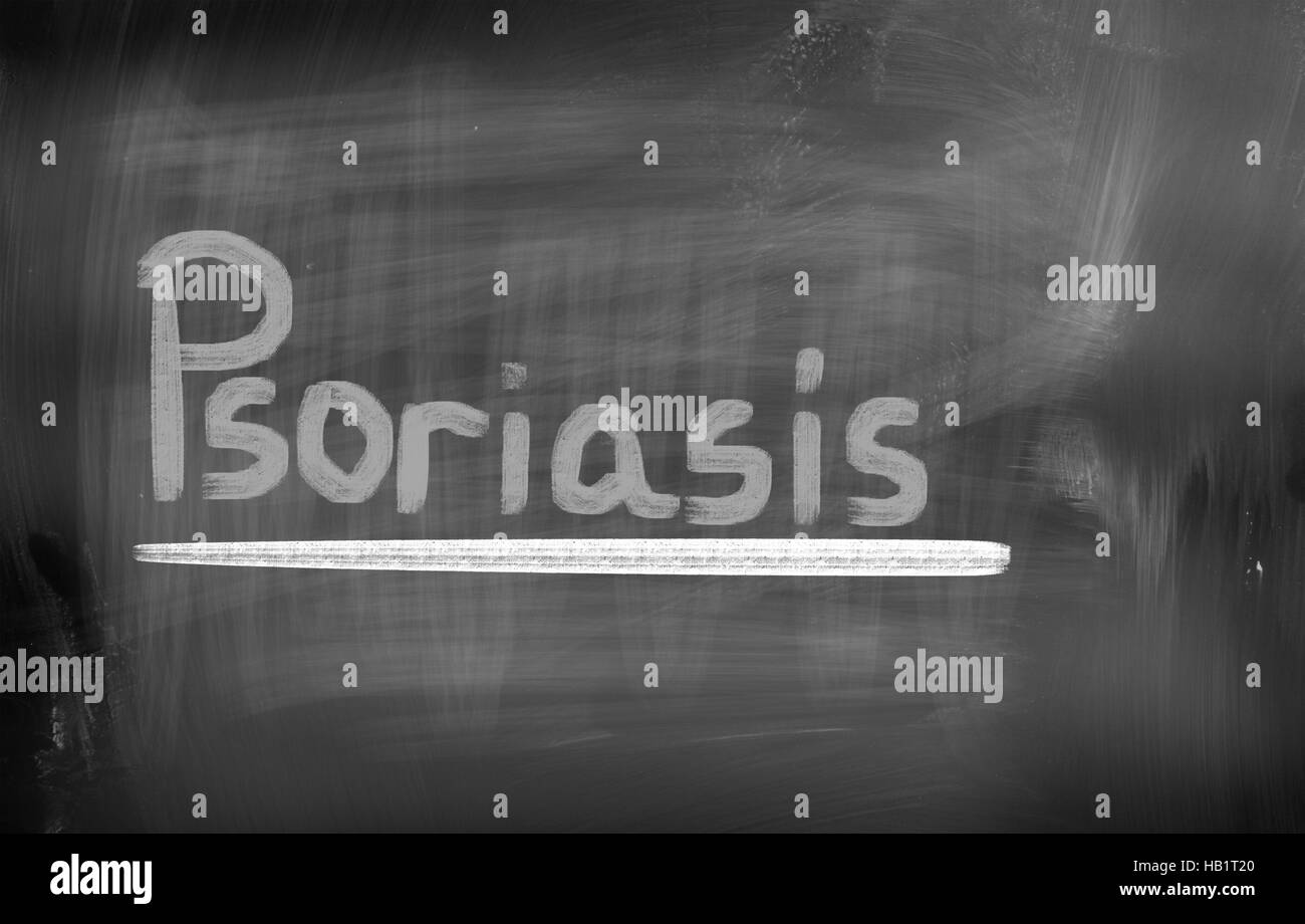 Psoriasis-Konzept Stockfoto