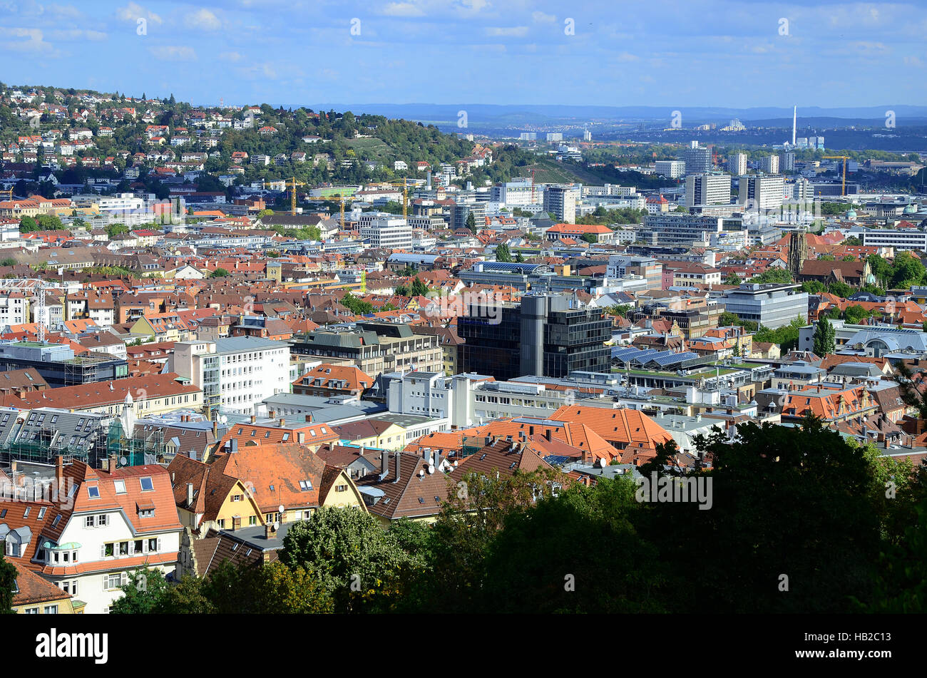 Stadt Stuttgart, Deutschland Stockfoto