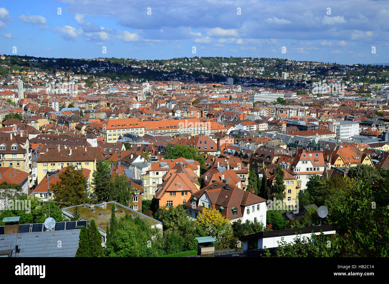 Stadt Stuttgart, Deutschland Stockfoto