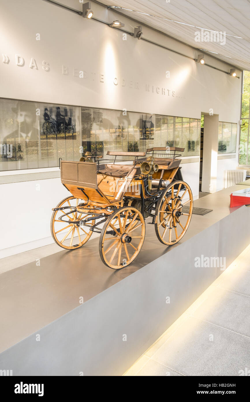 Daimler im Reisebus Stockfoto