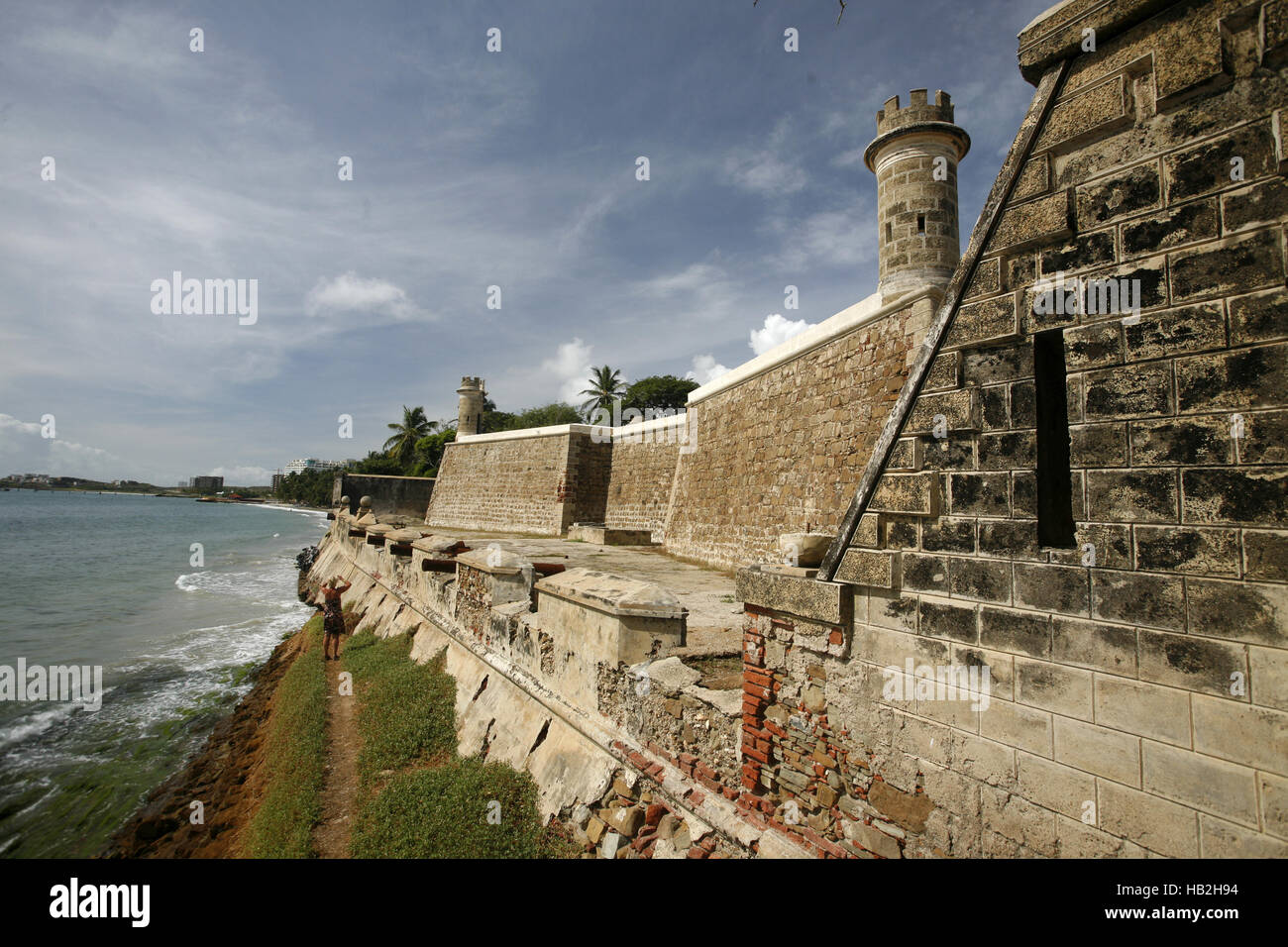 SÜDAMERIKA VENEZUELA ISLA MARGATITA PAMPATAR CASTILLO Stockfoto