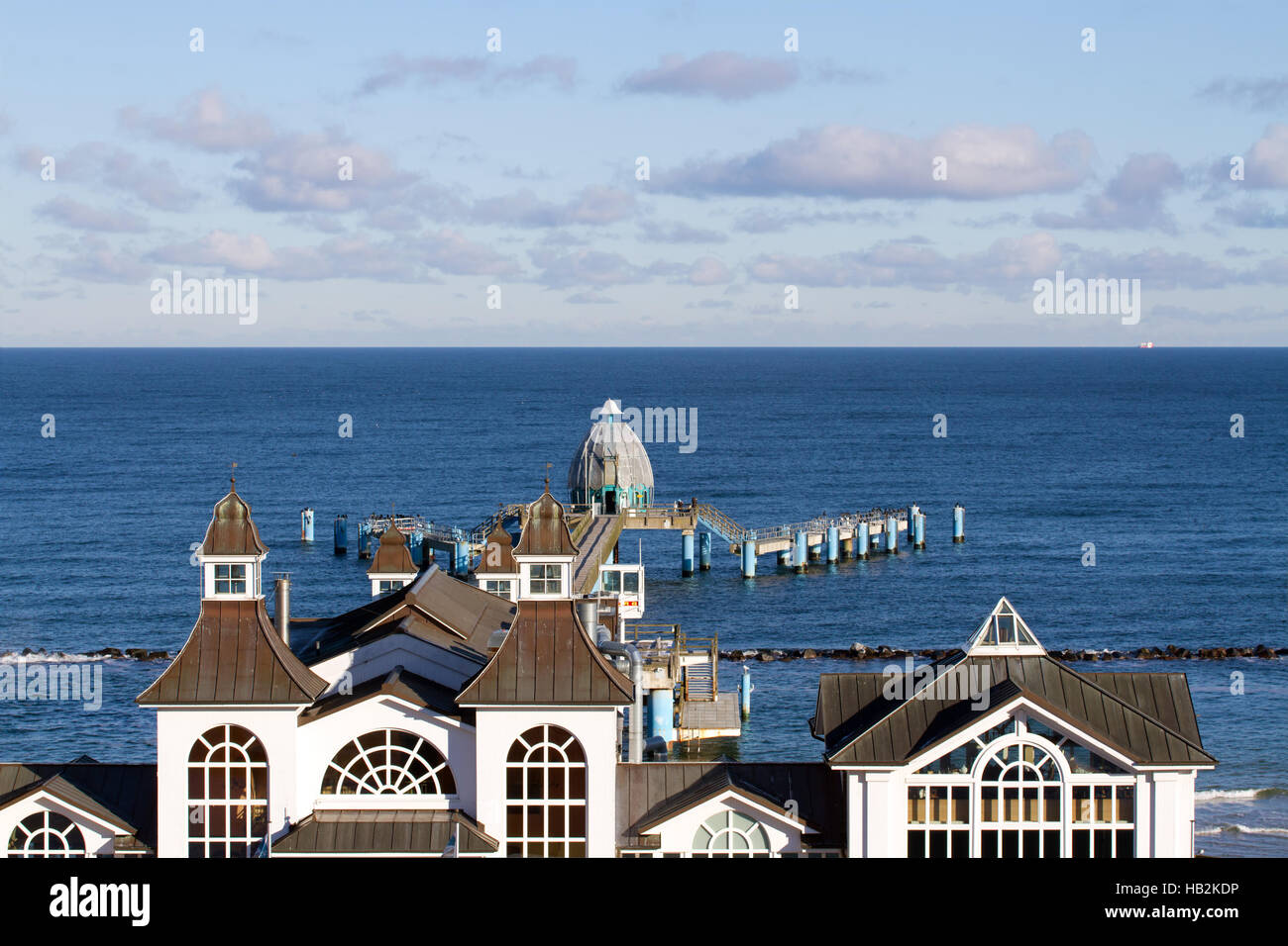 Pier 003. Sellin. Deutschland Stockfoto