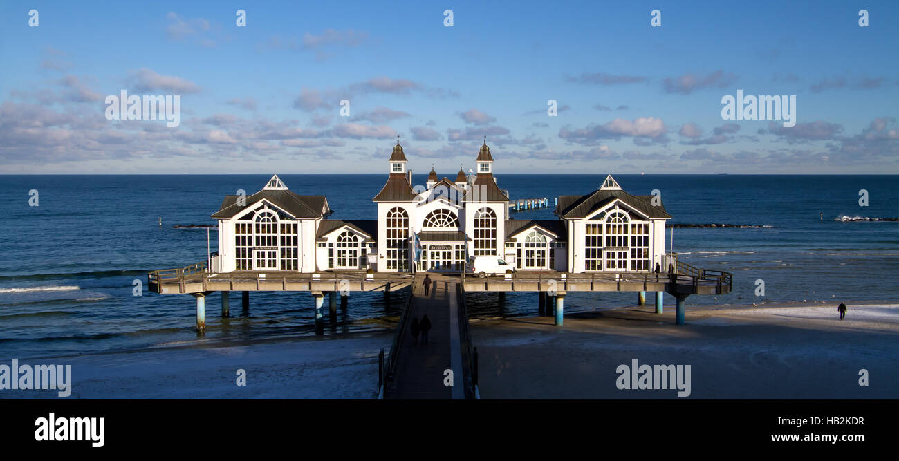 Pier 002. Sellin. Deutschland Stockfoto